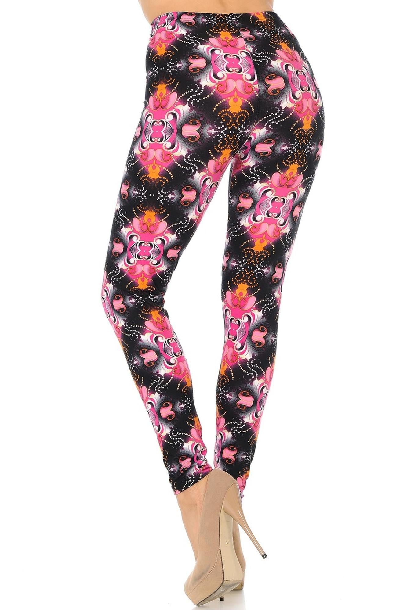 Wholesale Buttery Smooth Fuchsia Shangri-La Leggings