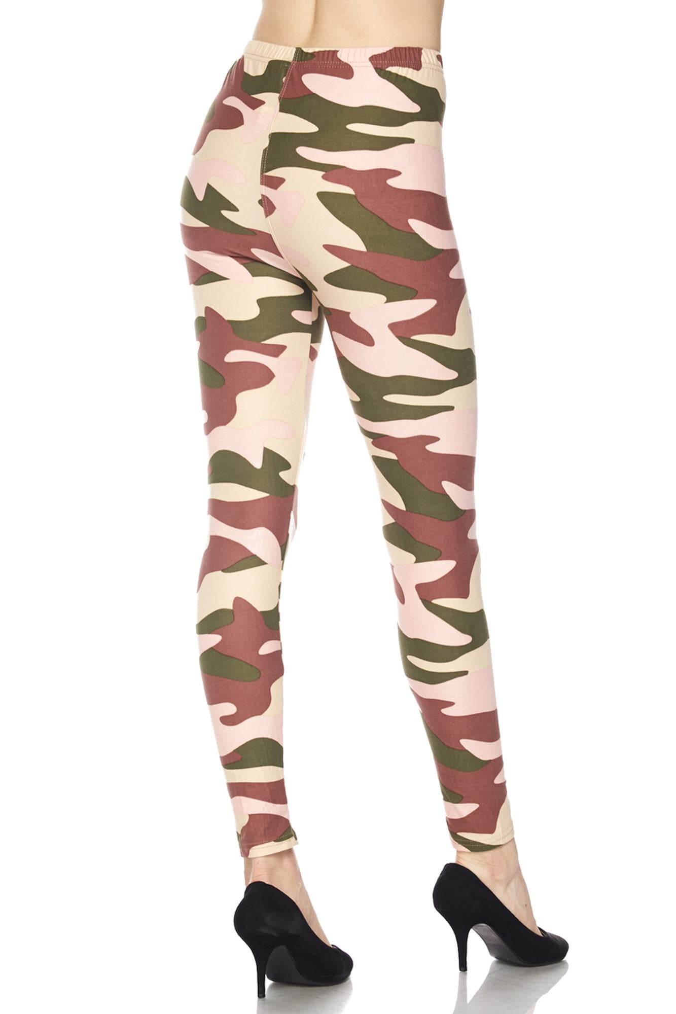 Wholesale Buttery Soft Neapolitan Camouflage Leggings