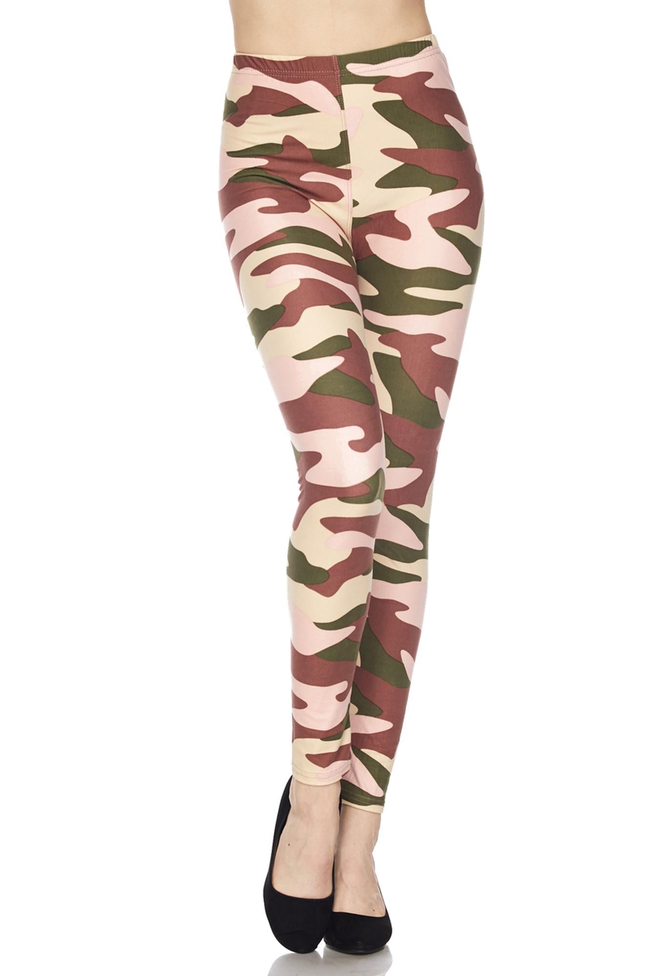 Wholesale Buttery Soft Neapolitan Camouflage Leggings