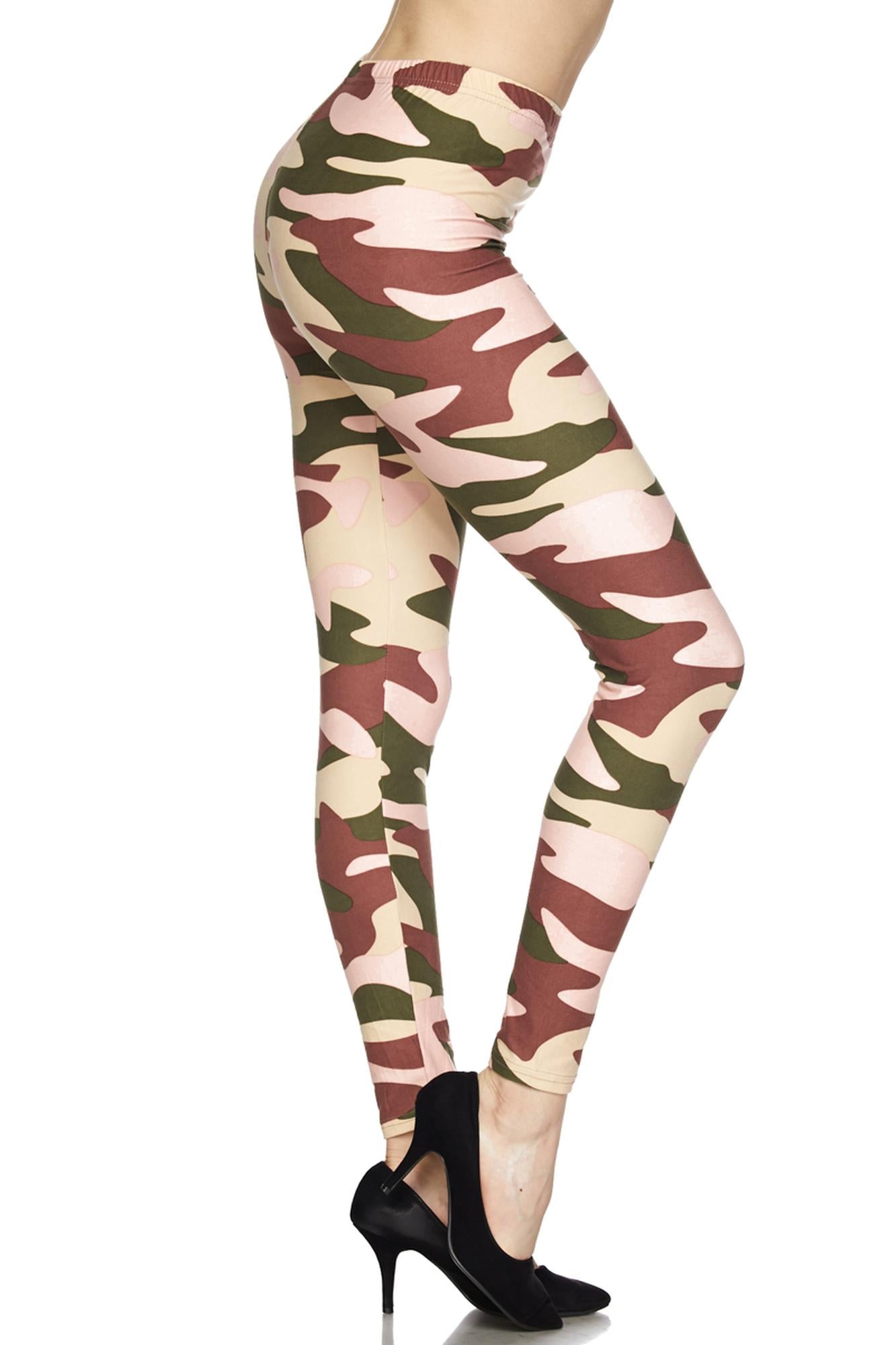 Wholesale Buttery Soft Neapolitan Camouflage Leggings