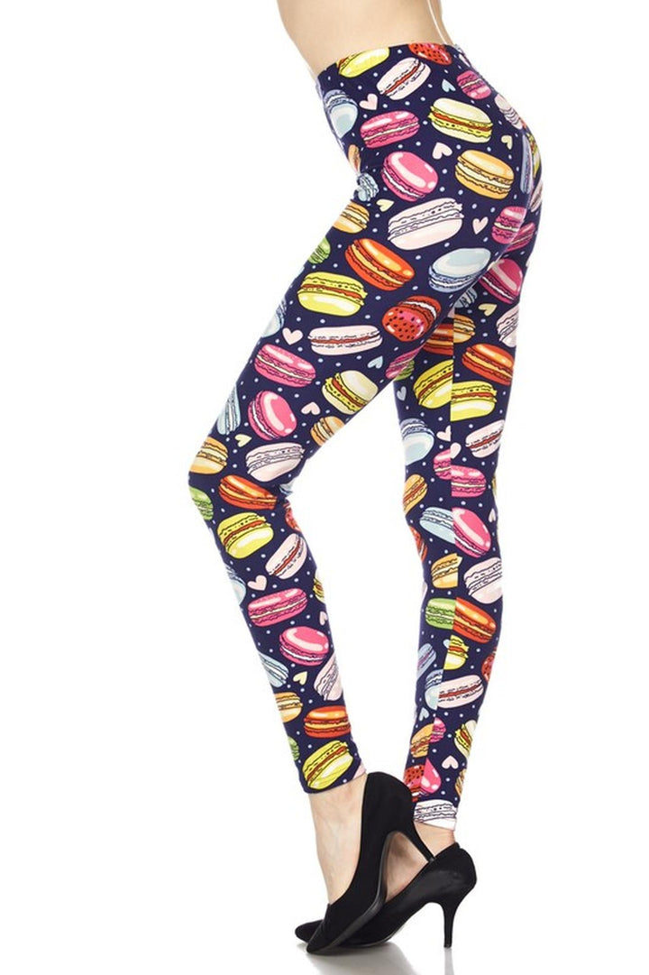 Wholesale Buttery Smooth Colorful Macaroons Leggings