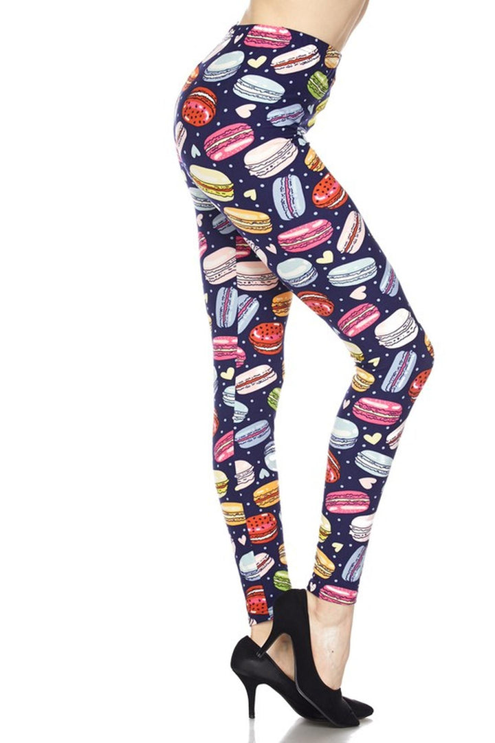Wholesale Buttery Smooth Colorful Macaroons Leggings