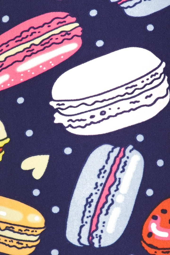 Wholesale Buttery Smooth Colorful Macaroons Leggings