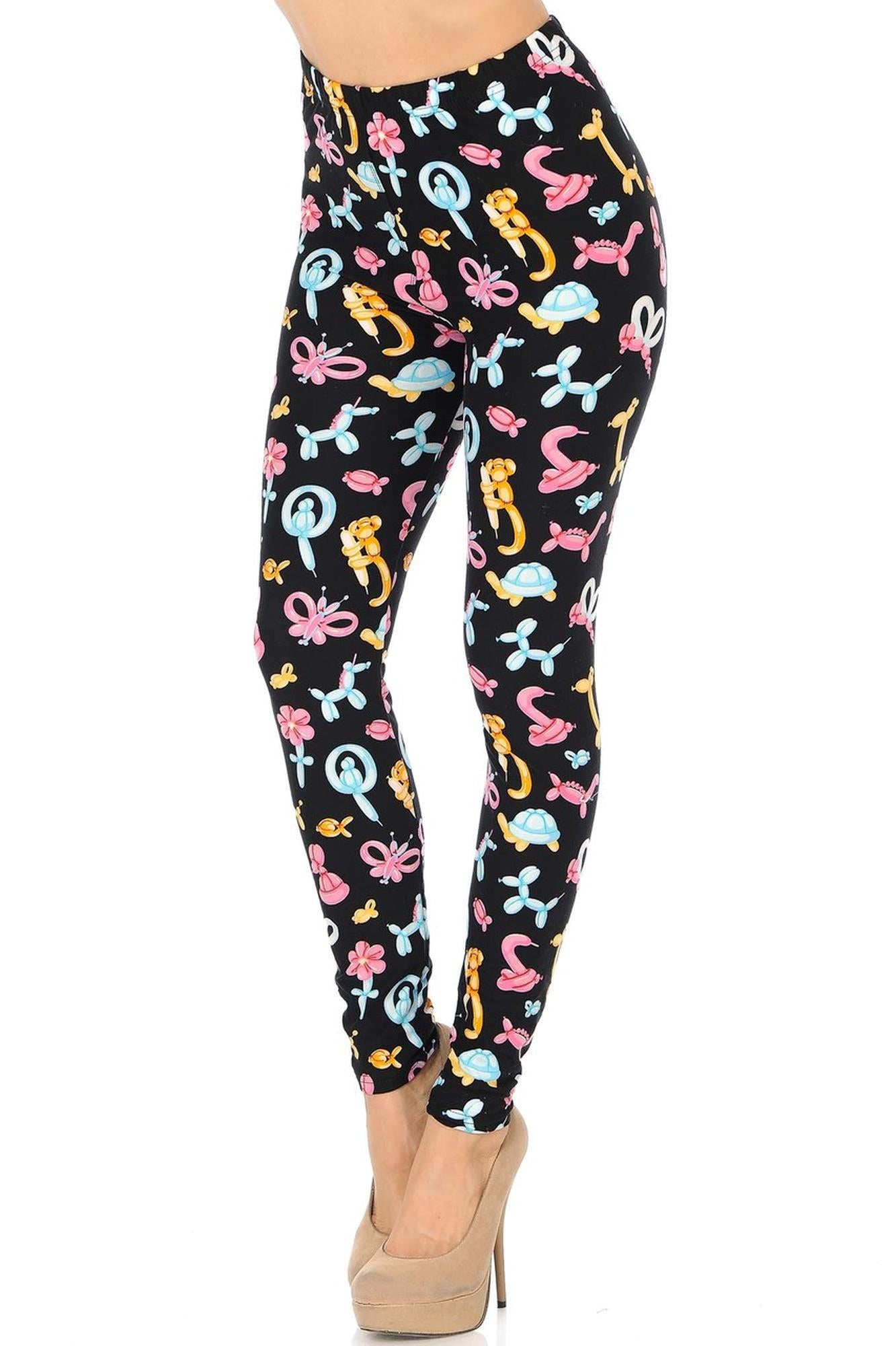Wholesale Buttery Soft  Animal Balloon Leggings