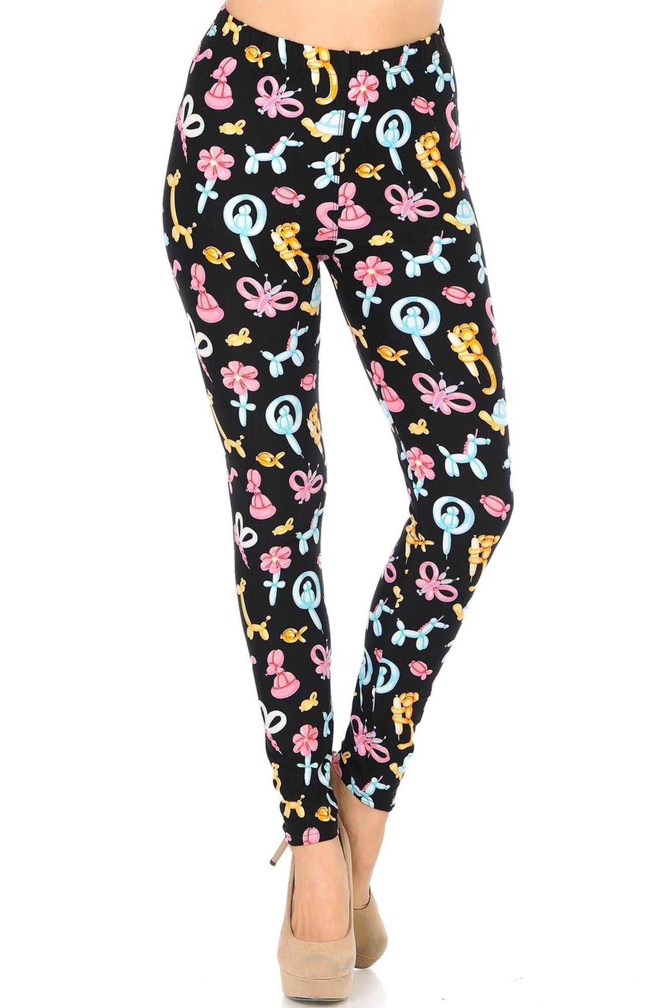 Wholesale Buttery Soft  Animal Balloon Leggings