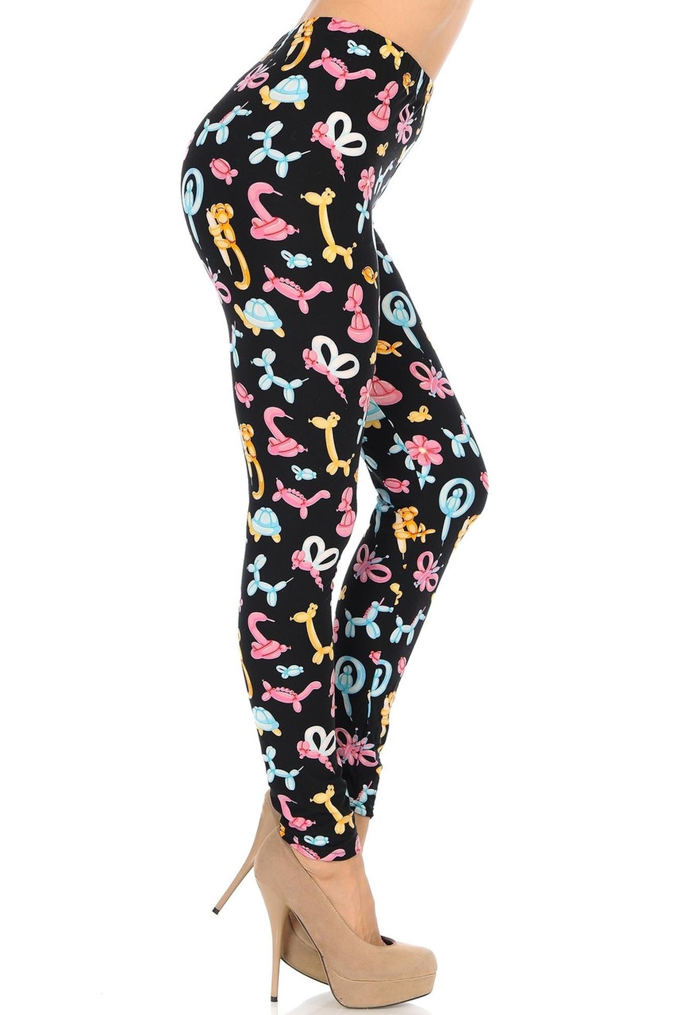Wholesale Buttery Soft  Animal Balloon Leggings
