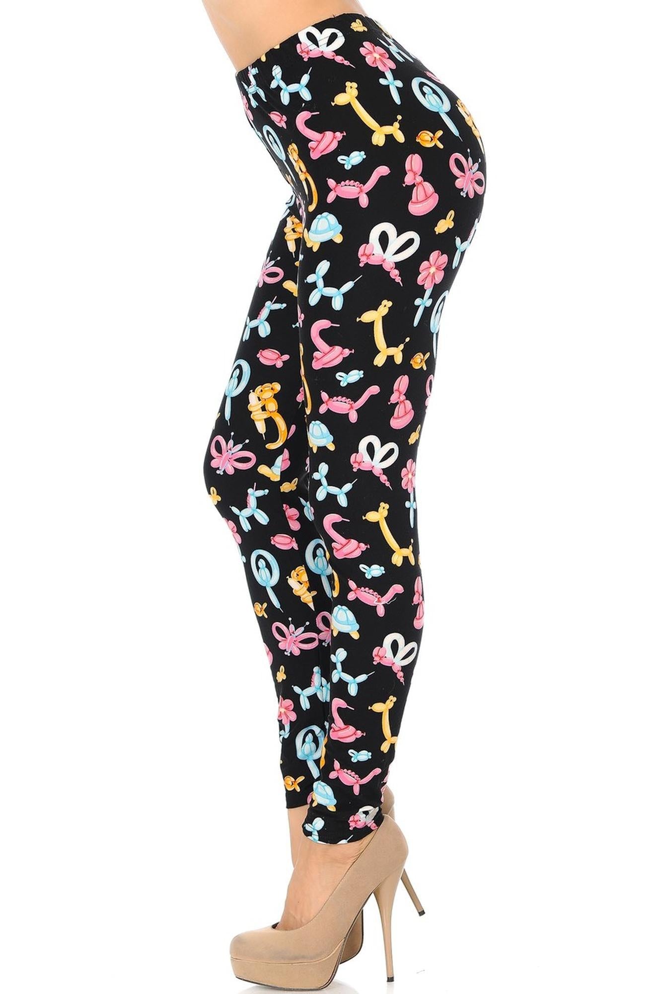 Wholesale Buttery Soft  Animal Balloon Leggings