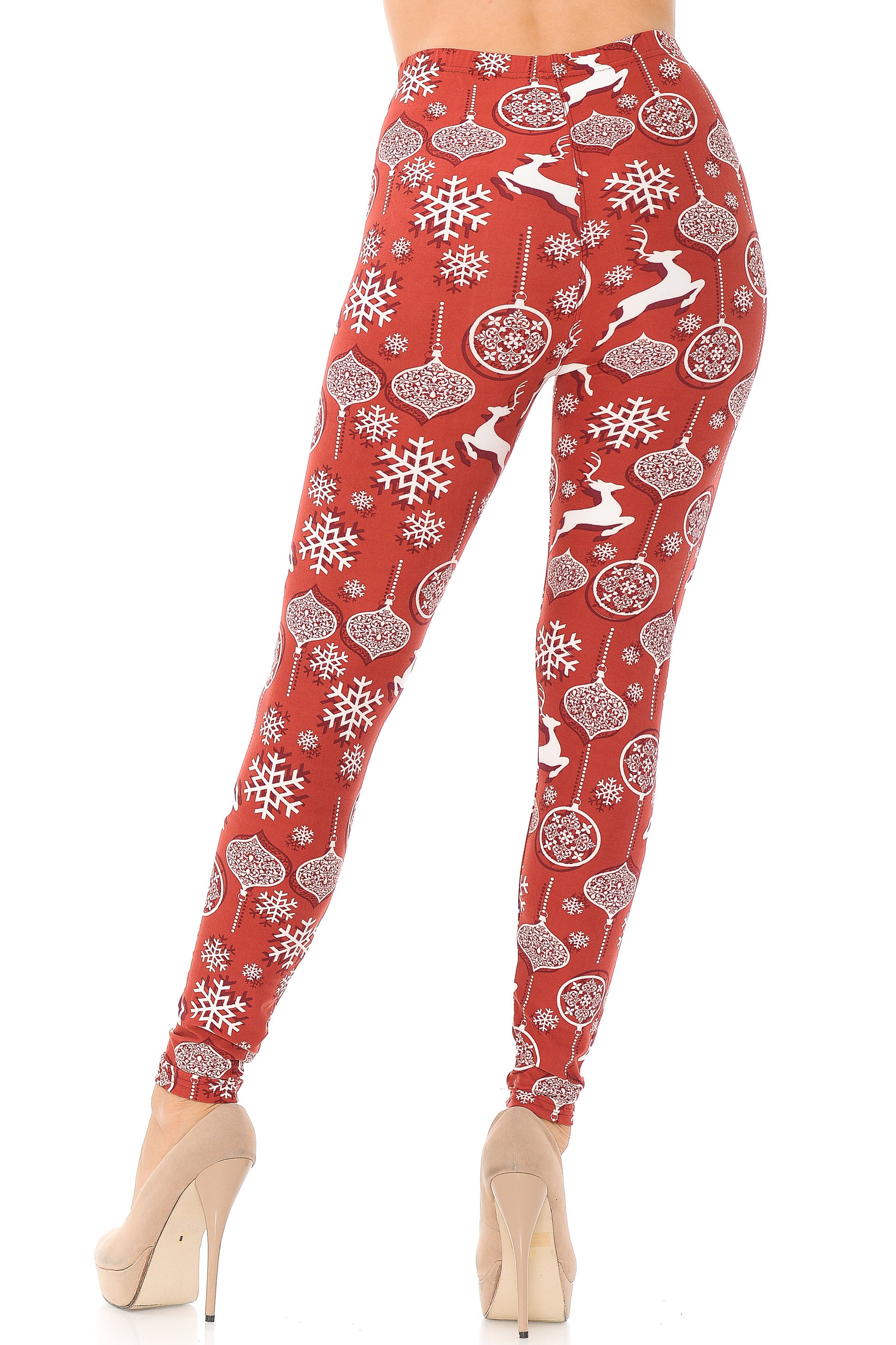 Wholesale Buttery Smooth Jumping Reindeer Leggings