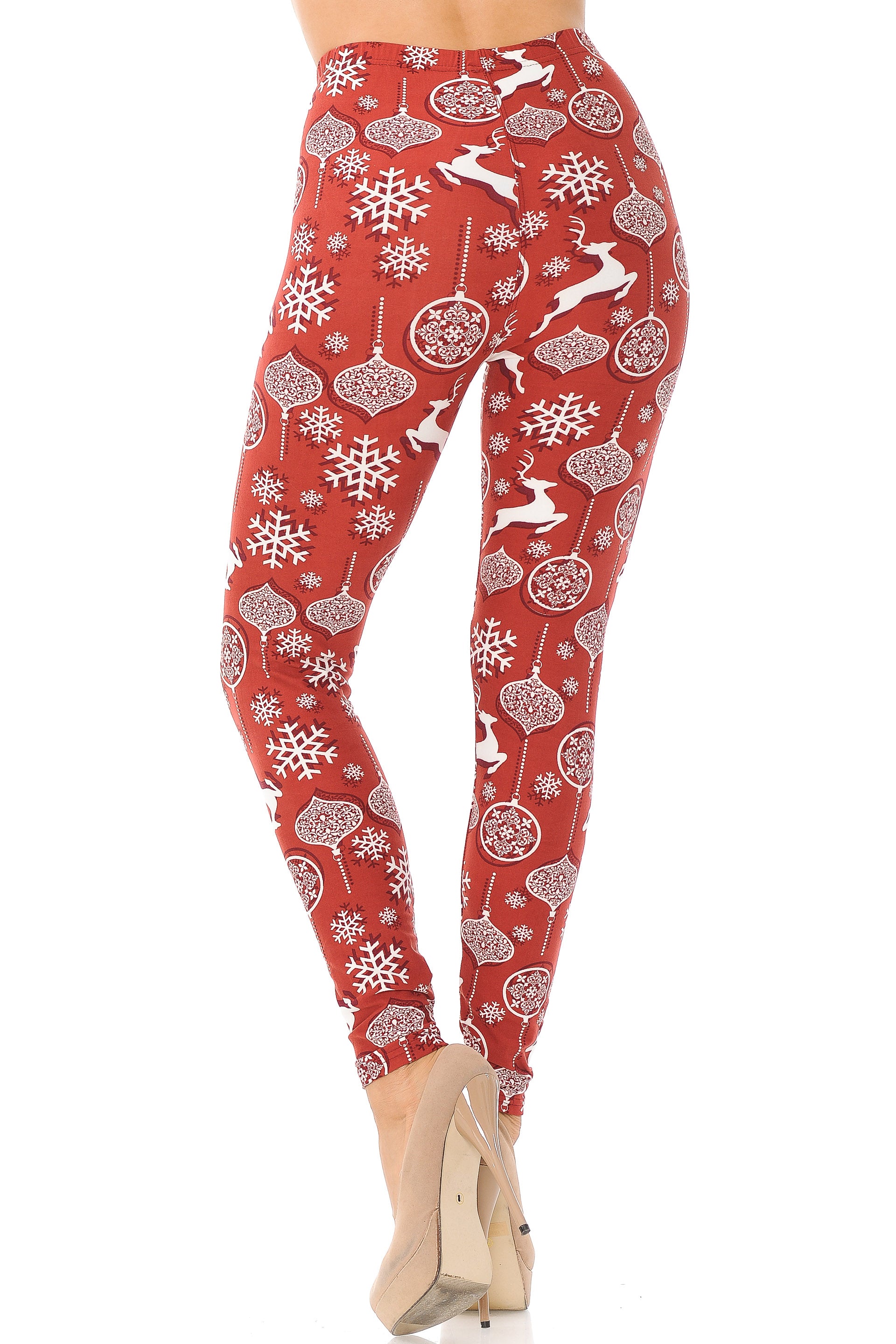 Wholesale Buttery Smooth Jumping Reindeer Leggings