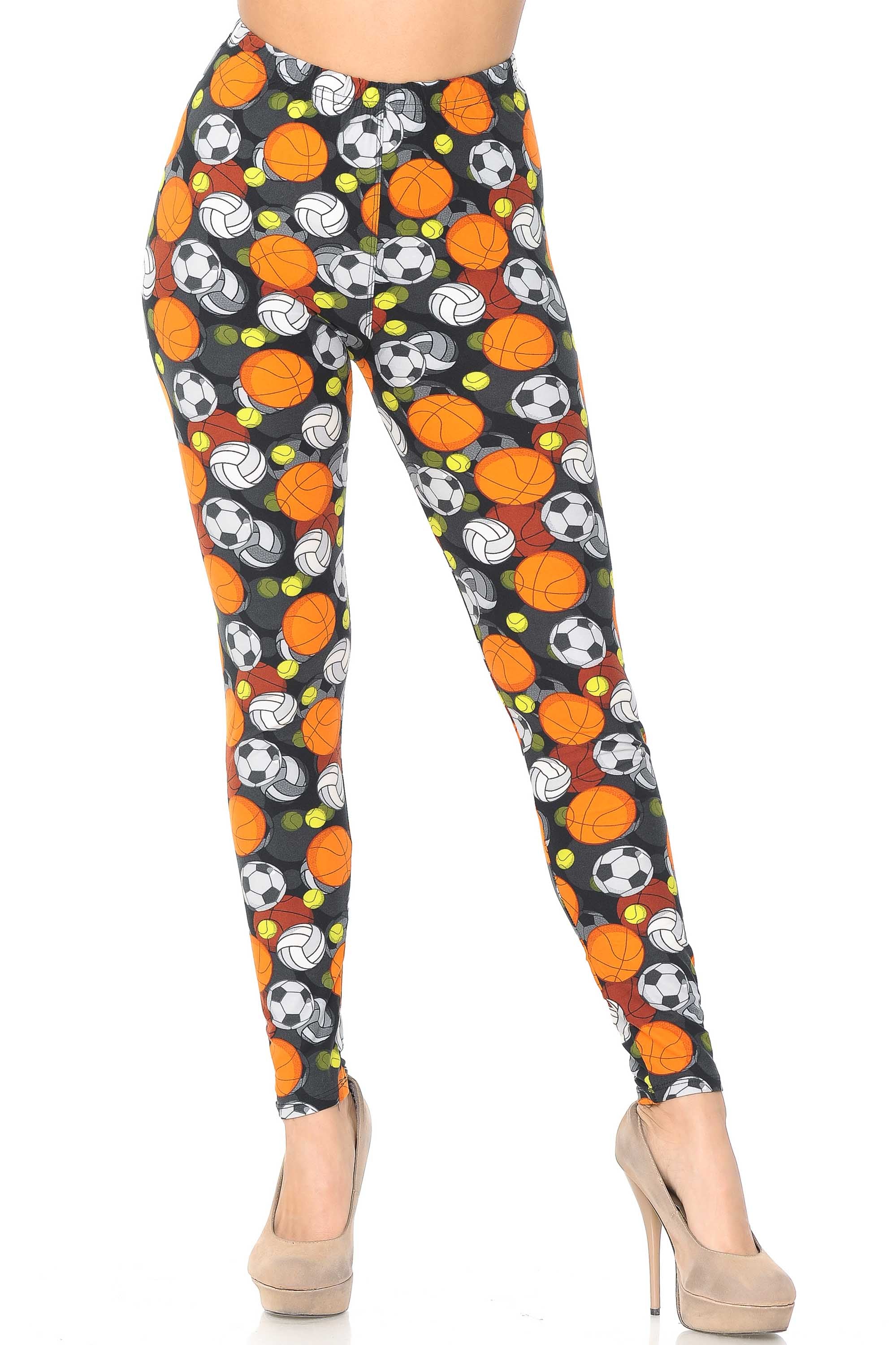 Wholesale Buttery Smooth Sports Ball Leggings