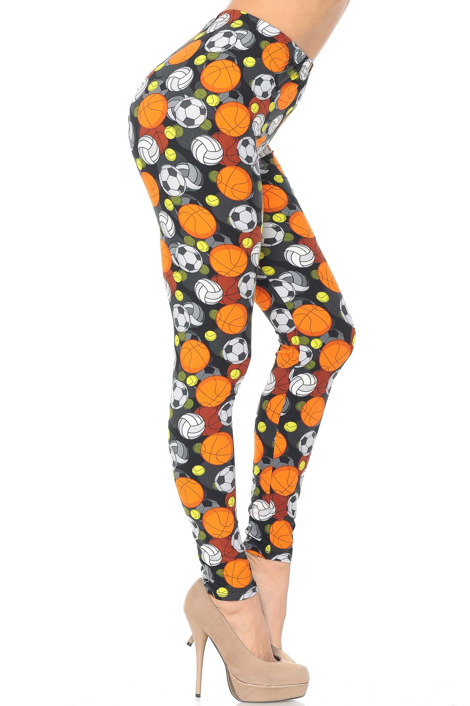 Wholesale Buttery Smooth Sports Ball Leggings