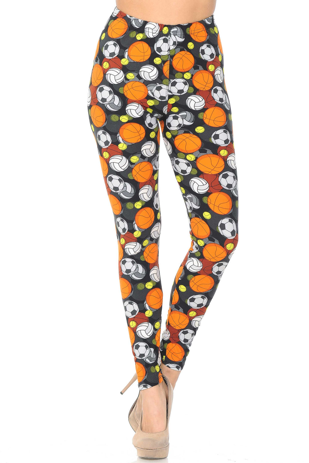 Wholesale Buttery Smooth Sports Ball Leggings