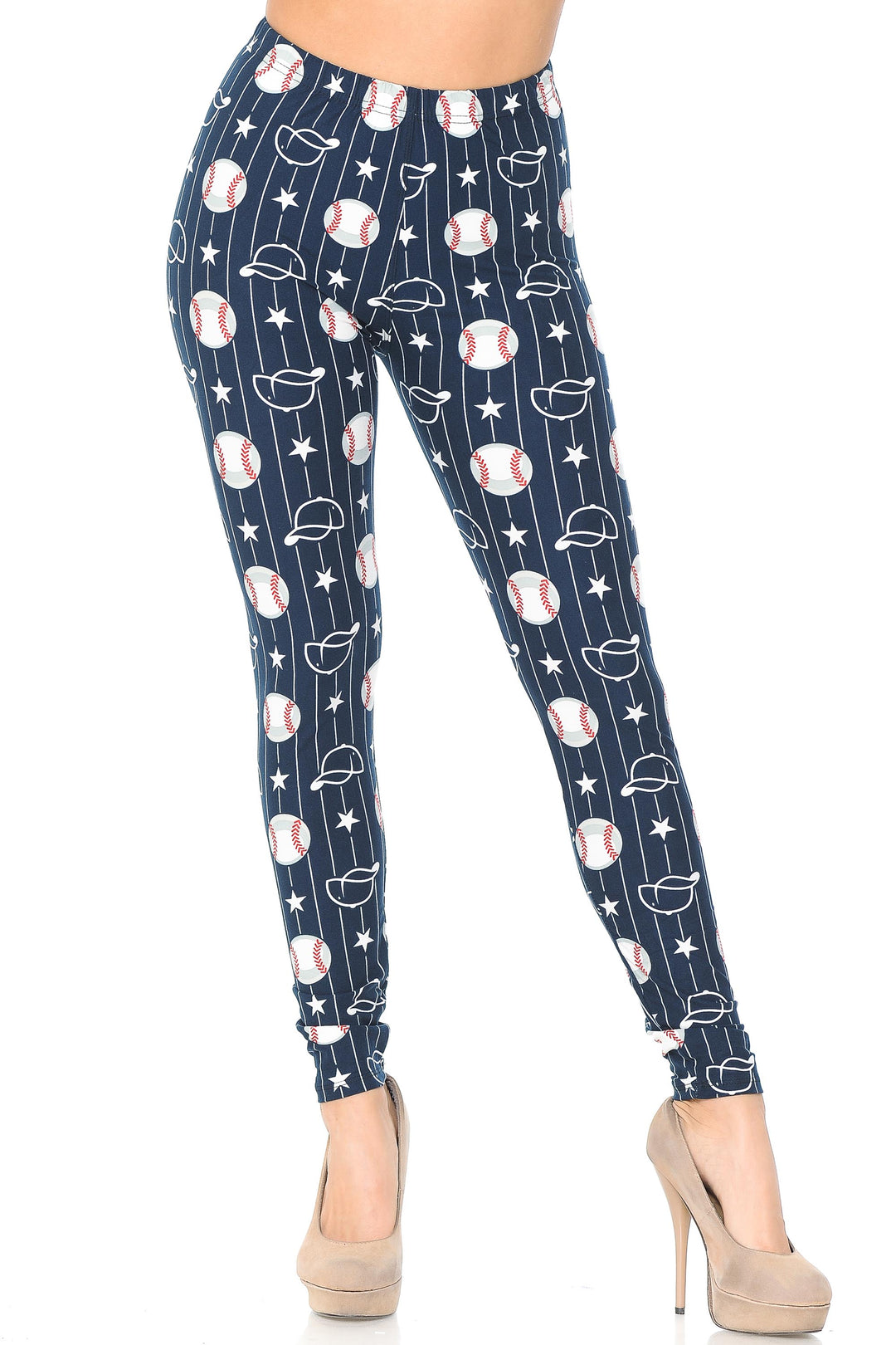 Wholesale Buttery Smooth I Love Baseball Leggings