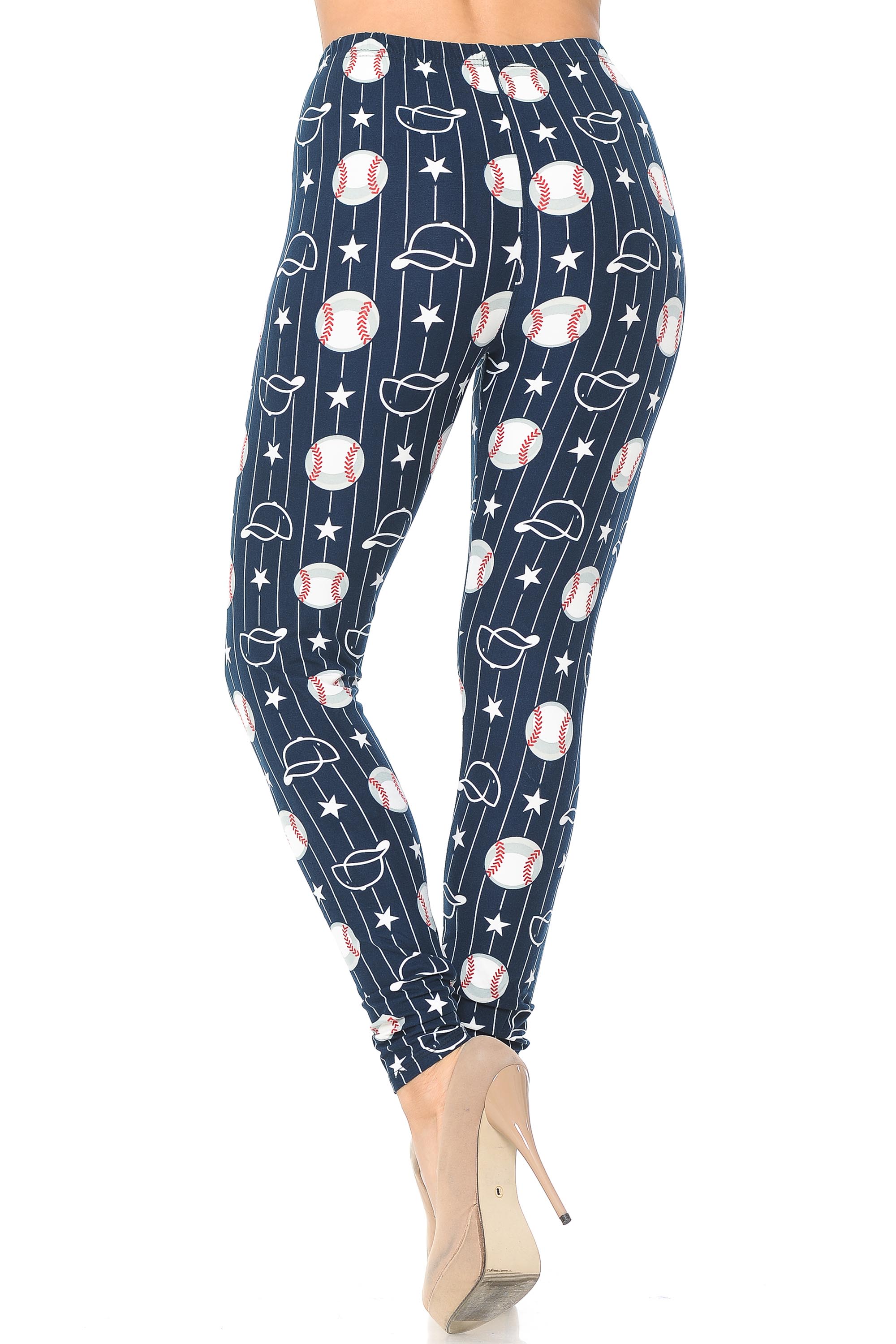 Wholesale Buttery Smooth I Love Baseball Leggings