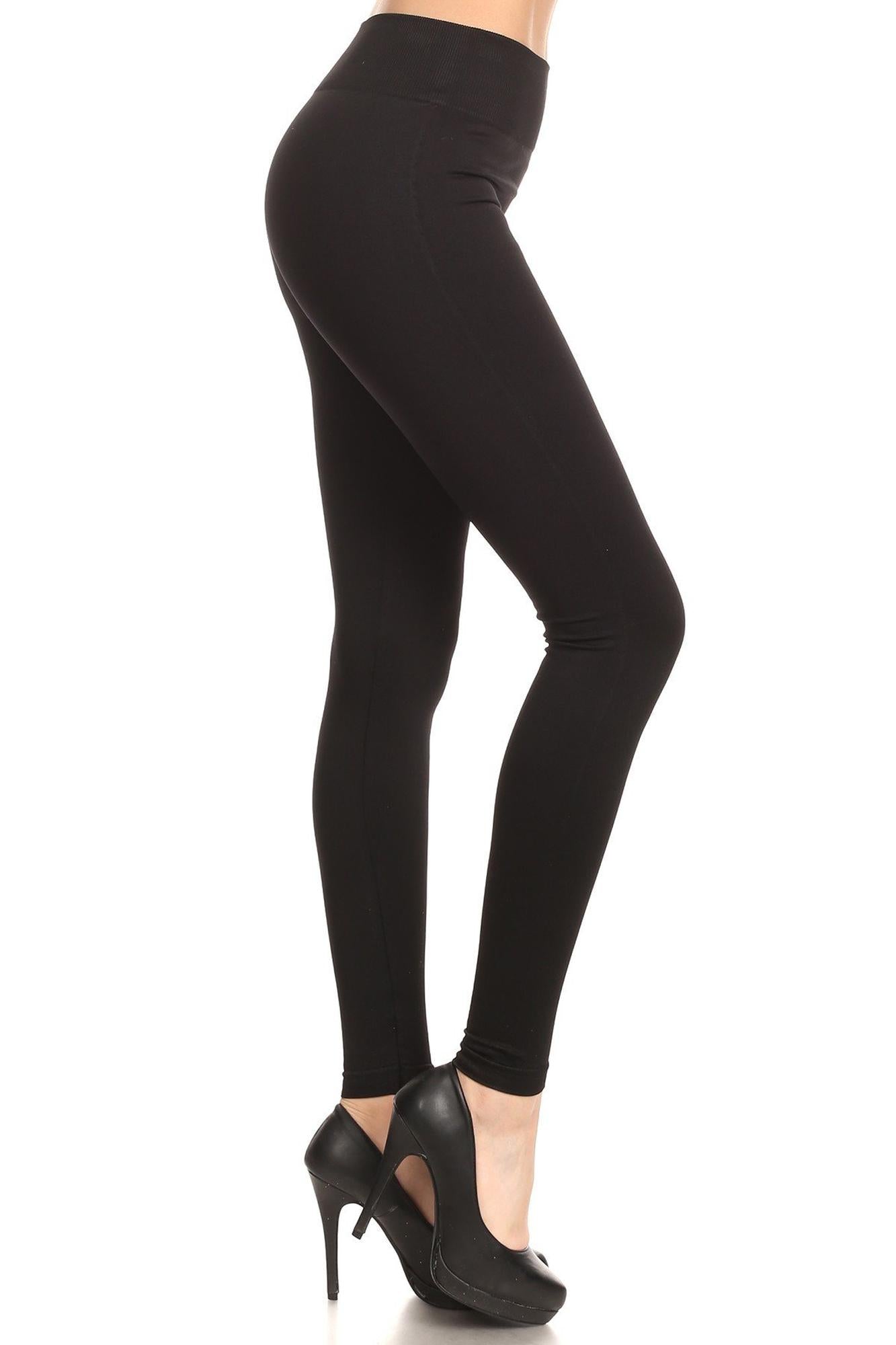 Wholesale Thick Solid Basic Leggings