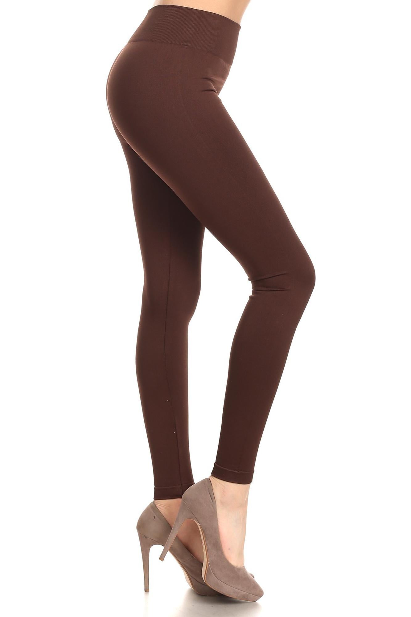 Wholesale Thick Solid Basic Leggings
