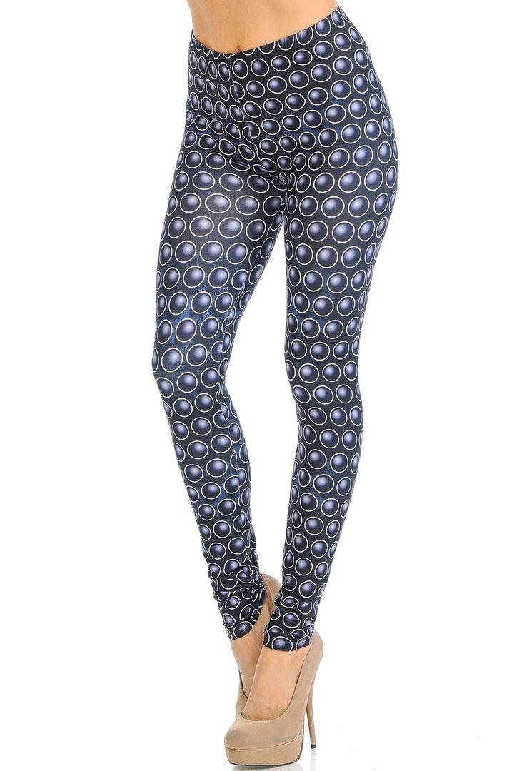Wholesale Creamy Soft 3D Polka Dots Leggings