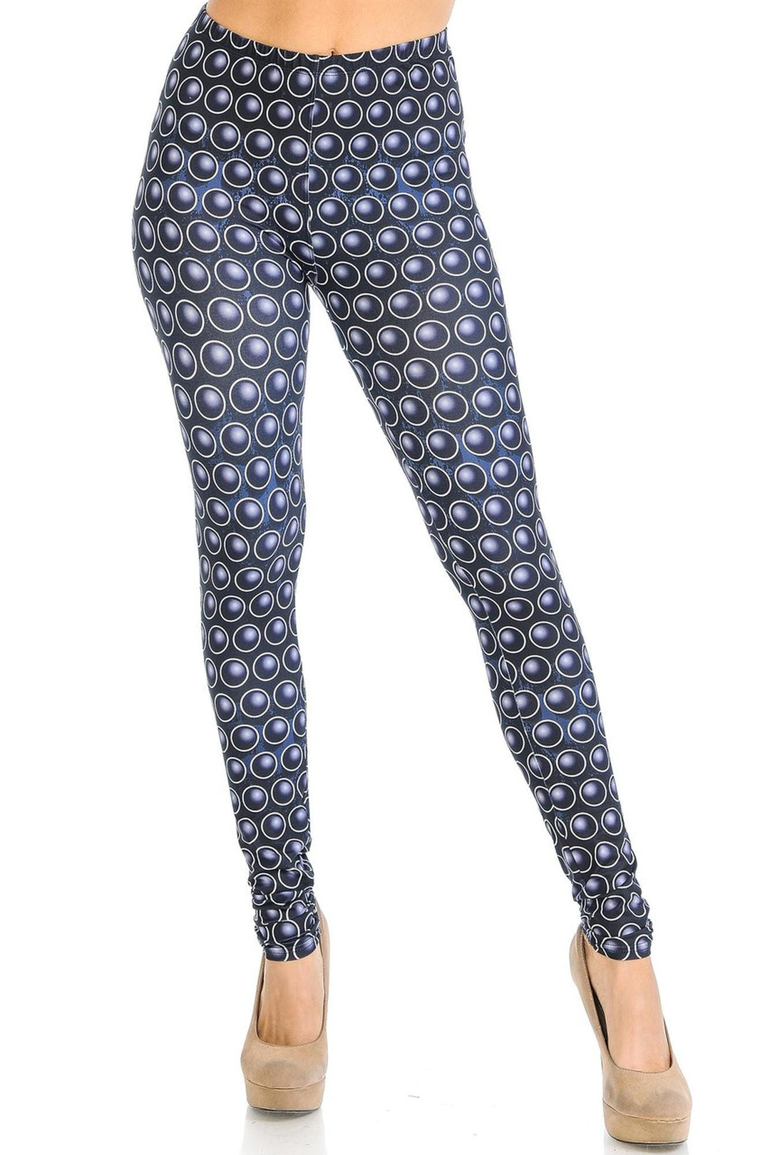 Wholesale Creamy Soft 3D Polka Dots Leggings