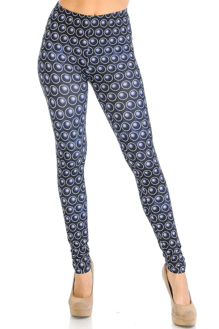 Wholesale Creamy Soft 3D Polka Dots Leggings