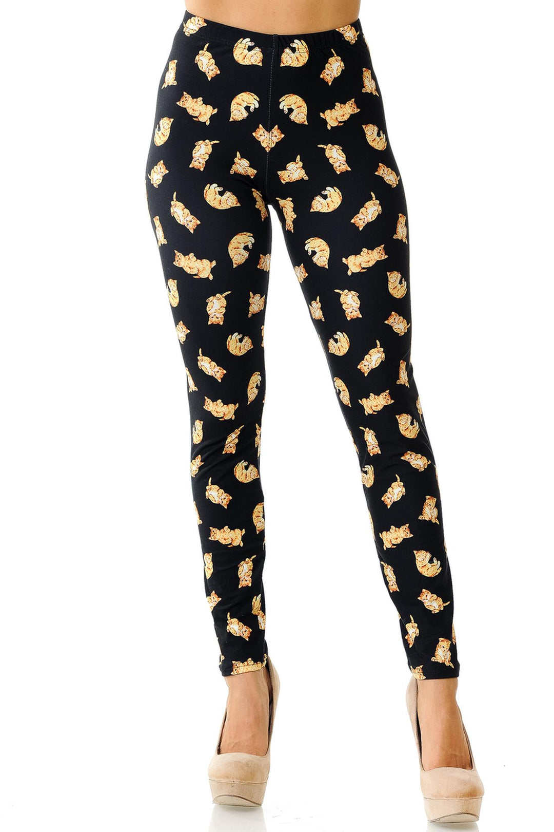 Wholesale Creamy Soft Playful Kitty Cats Leggings