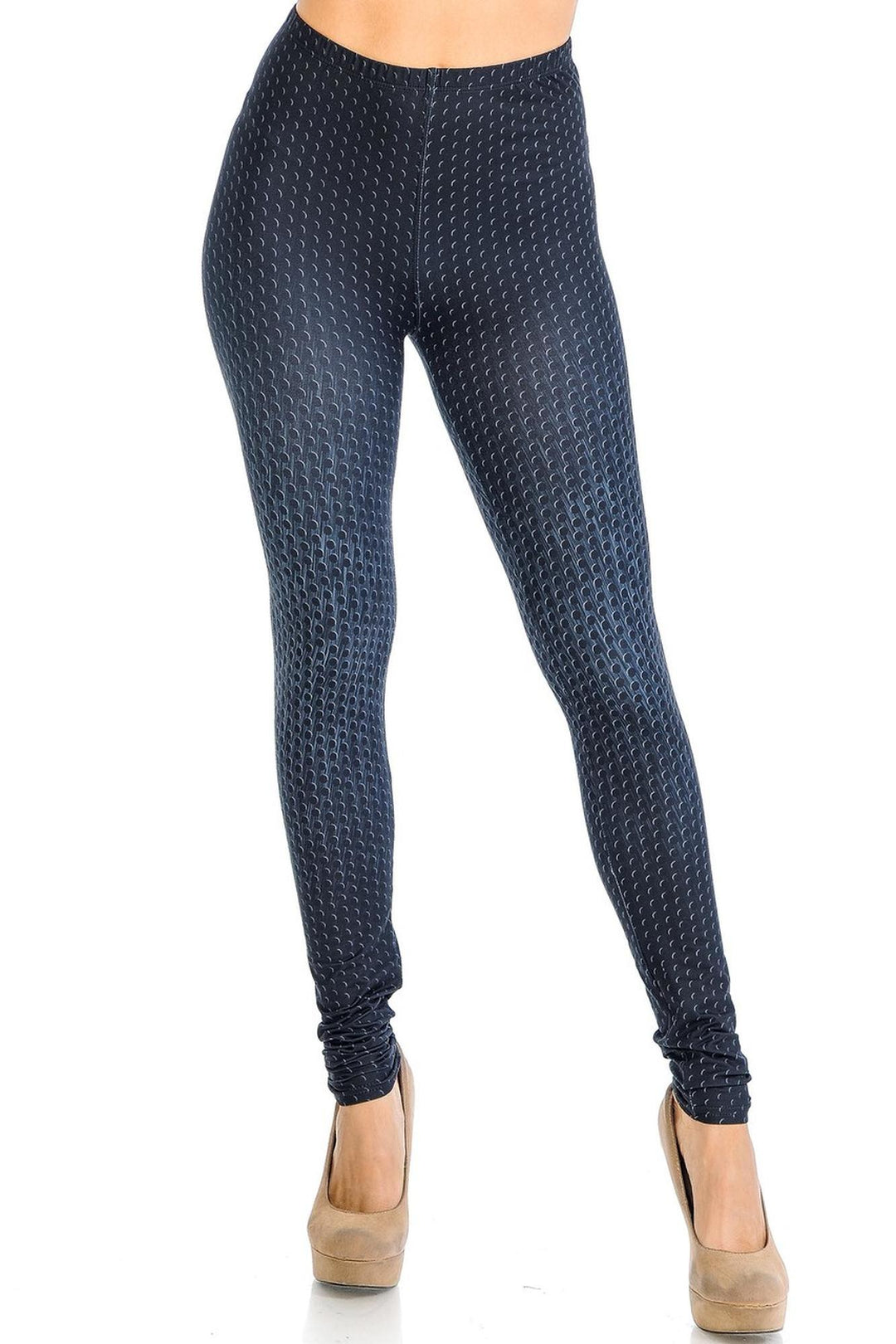 Wholesale Creamy Soft Textured Dots Leggings - Signature Collection