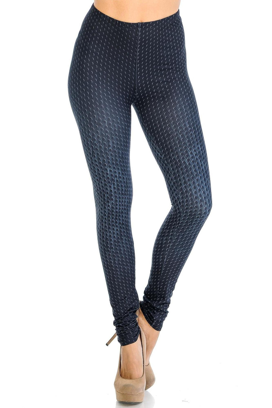 Wholesale Creamy Soft Textured Dots Leggings - Signature Collection