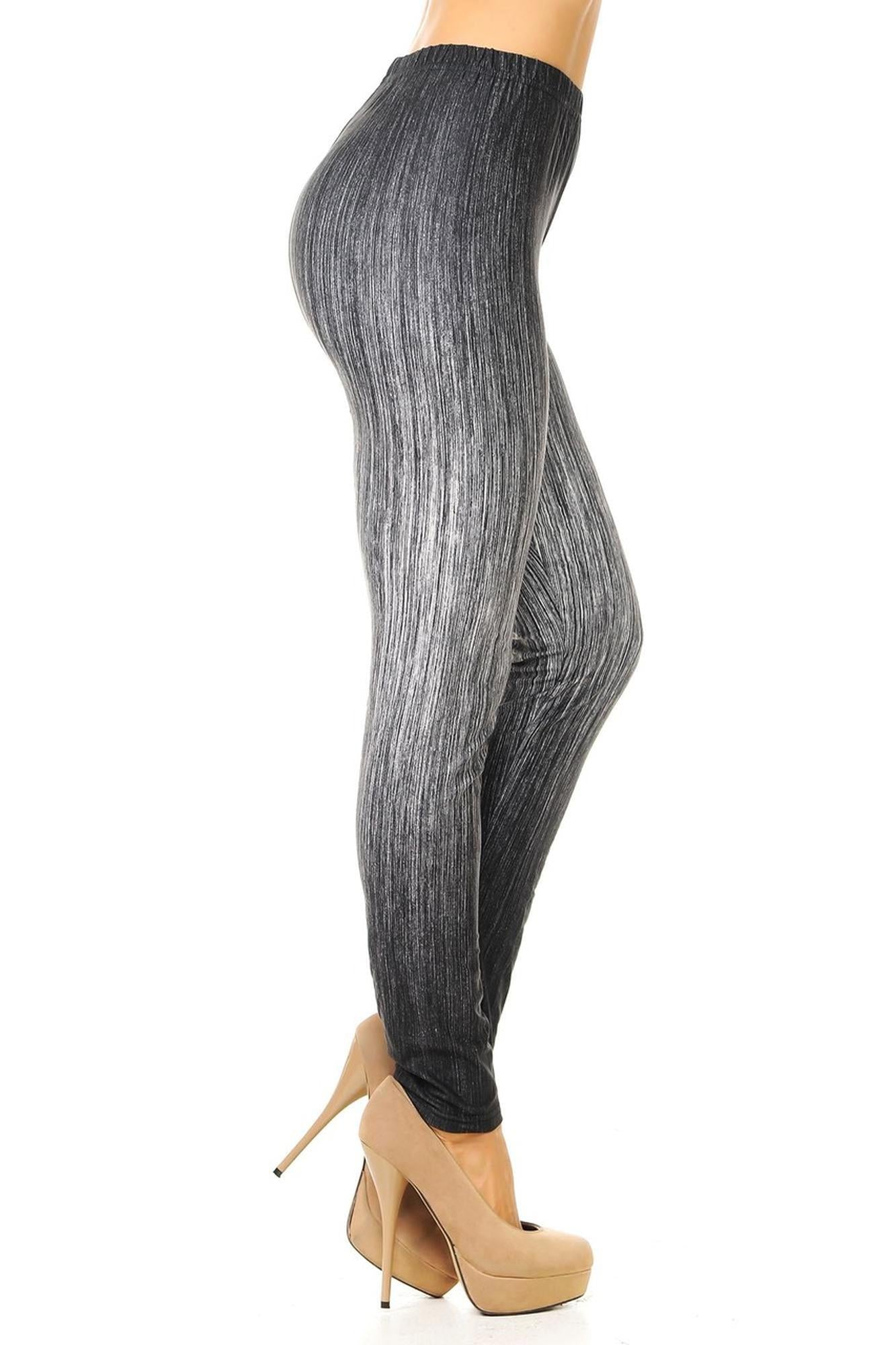 Wholesale Creamy Soft Vintage Ombre Fade Leggings - Multi-Size