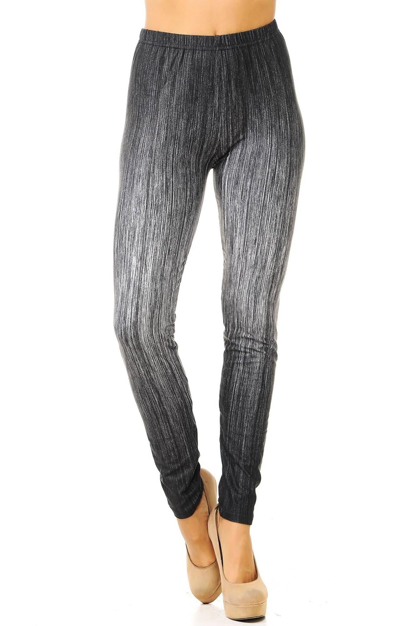 Wholesale Creamy Soft Vintage Ombre Fade Leggings - Multi-Size