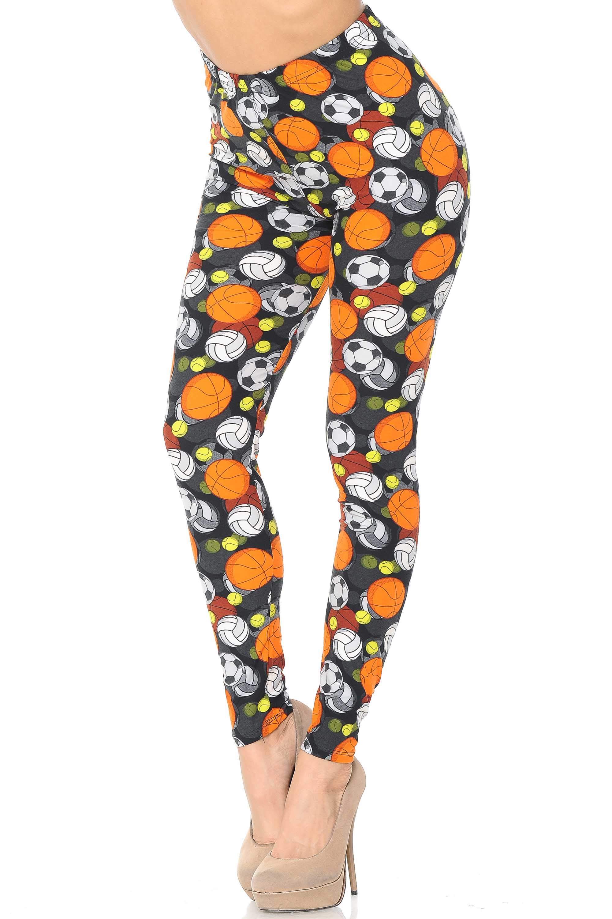Wholesale Buttery Smooth Sports Ball Leggings
