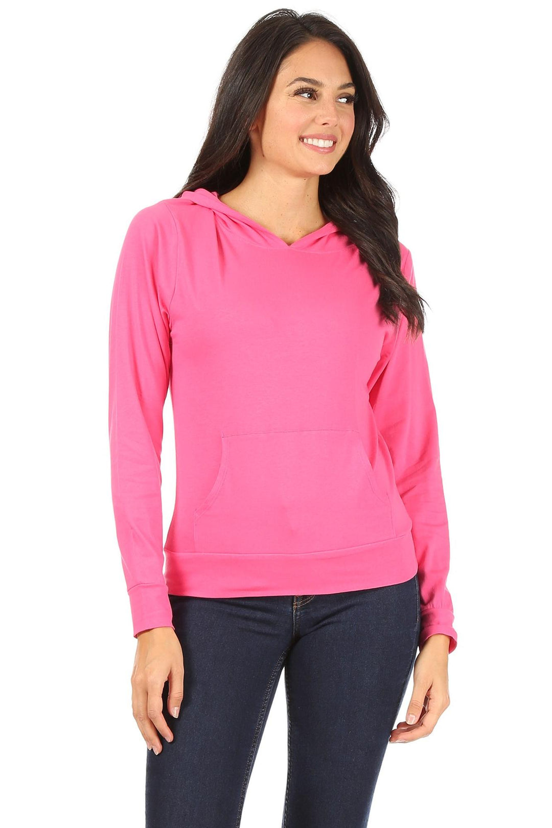 Wholesale Solid Basic Pullover Hoodie