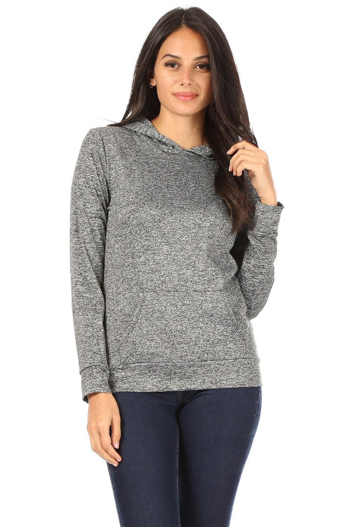 Wholesale Solid Basic Pullover Hoodie