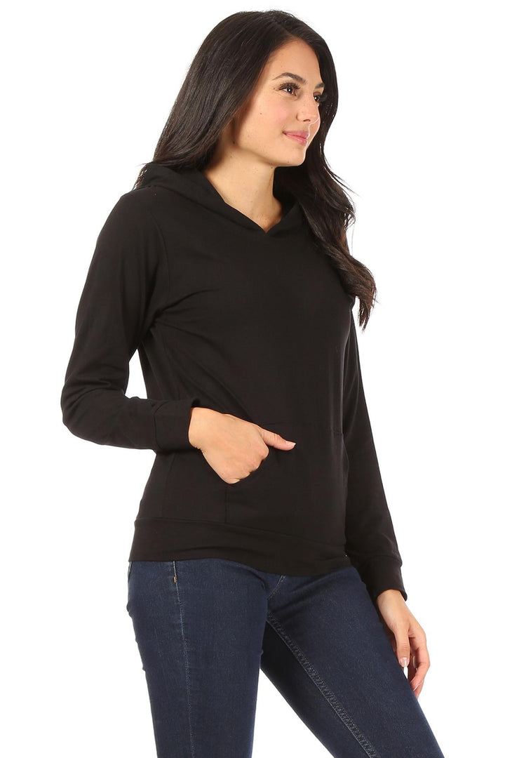 Wholesale Solid Basic Pullover Hoodie