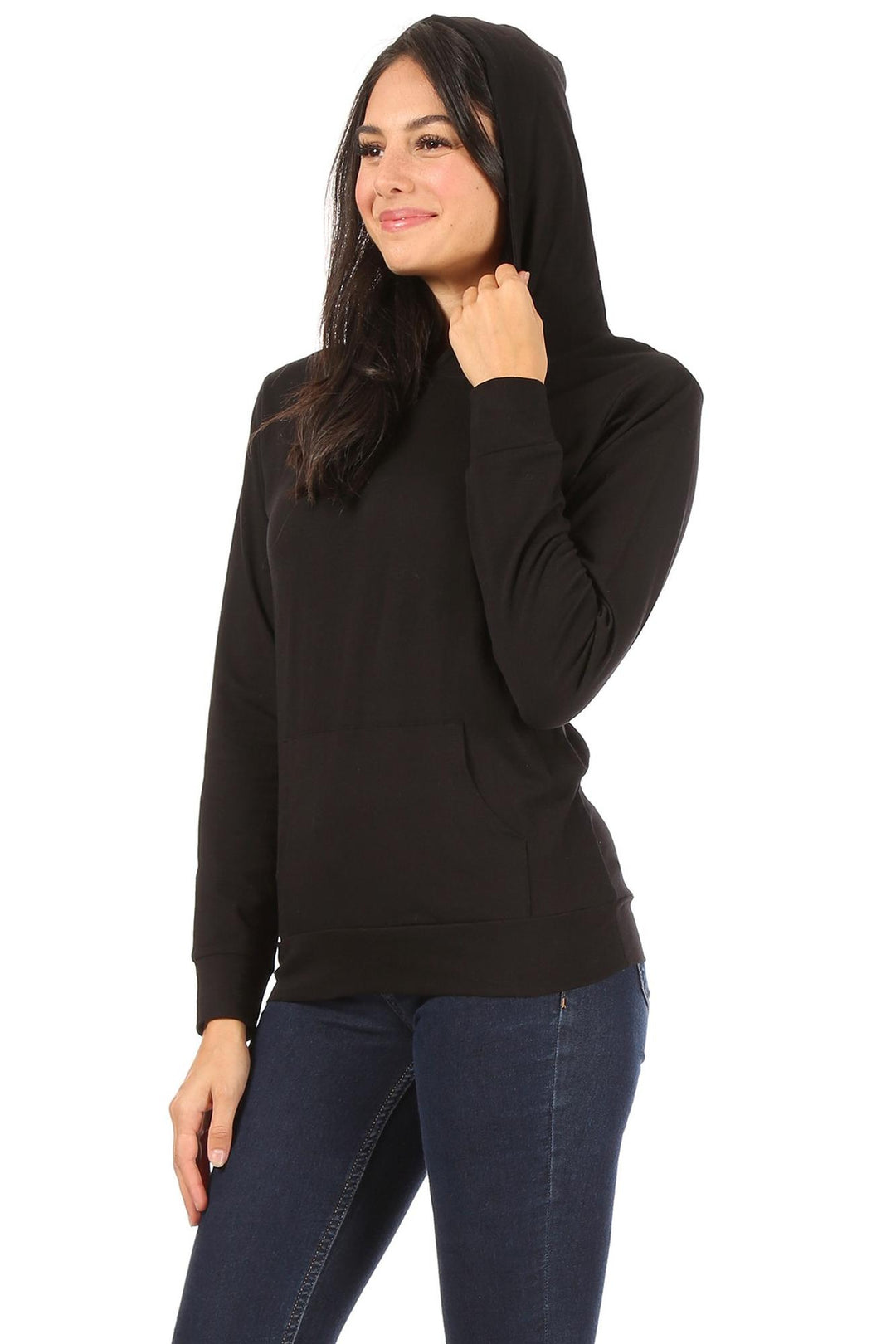 Wholesale Solid Basic Pullover Hoodie