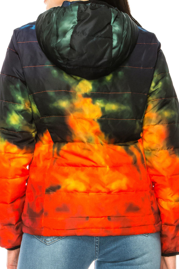 Wholesale Women's Lava Daub Winter Puffer Down Jacket