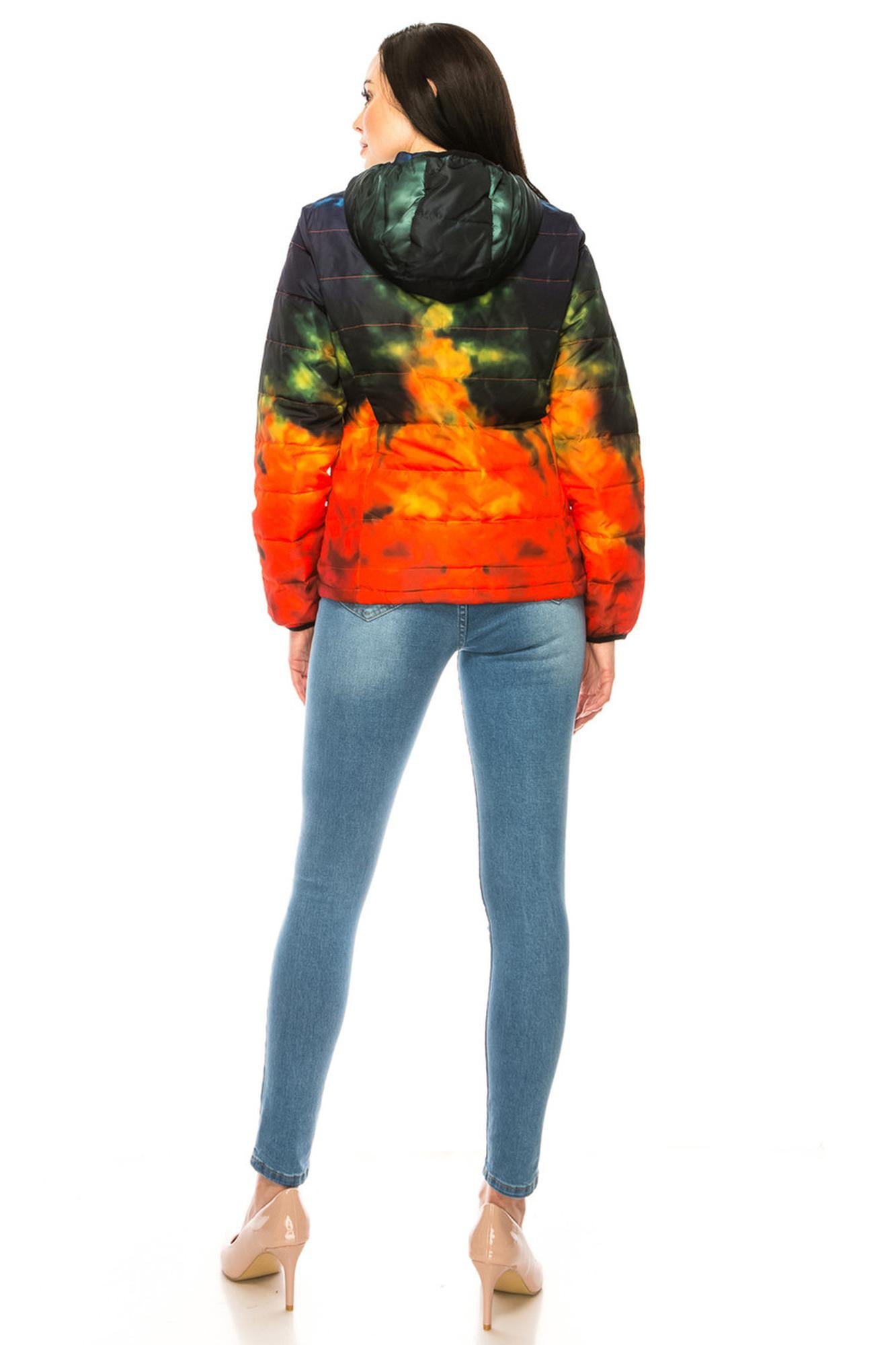 Wholesale Women's Lava Daub Winter Puffer Down Jacket