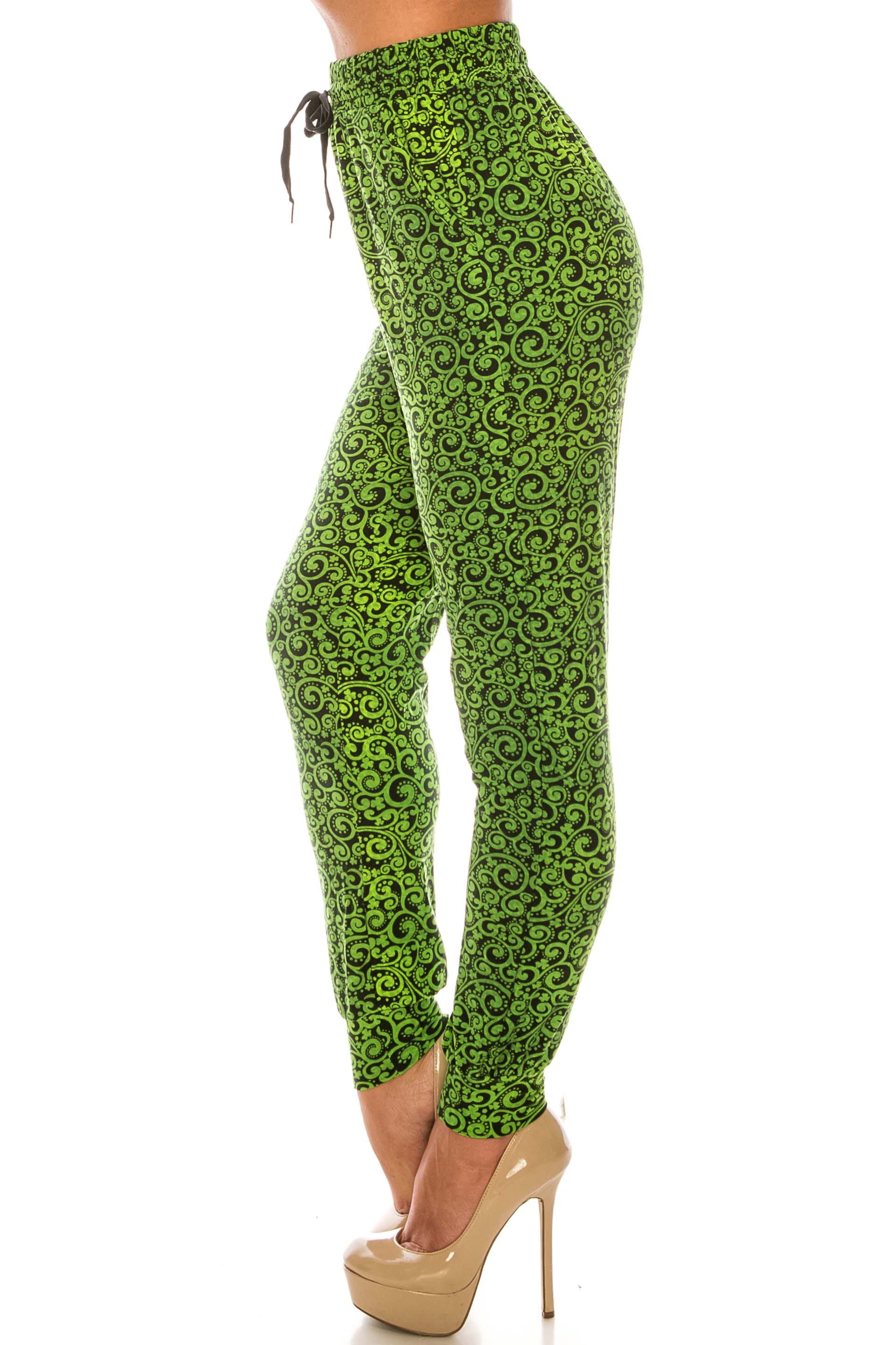 Wholesale Buttery Smooth Green Irish Vine Joggers - LIMITED EDITION