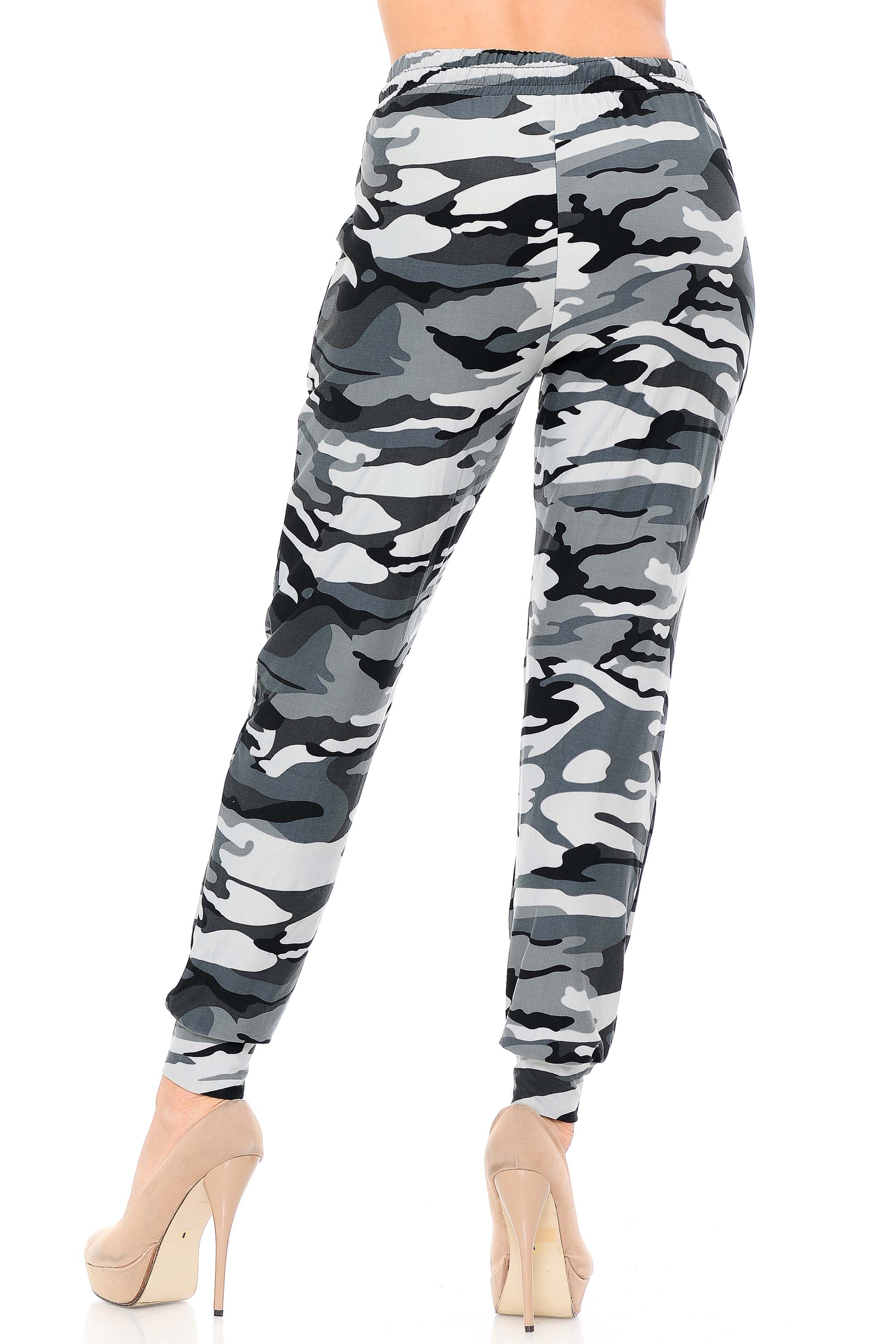 Wholesale Buttery Smooth Charcoal Camouflage Joggers