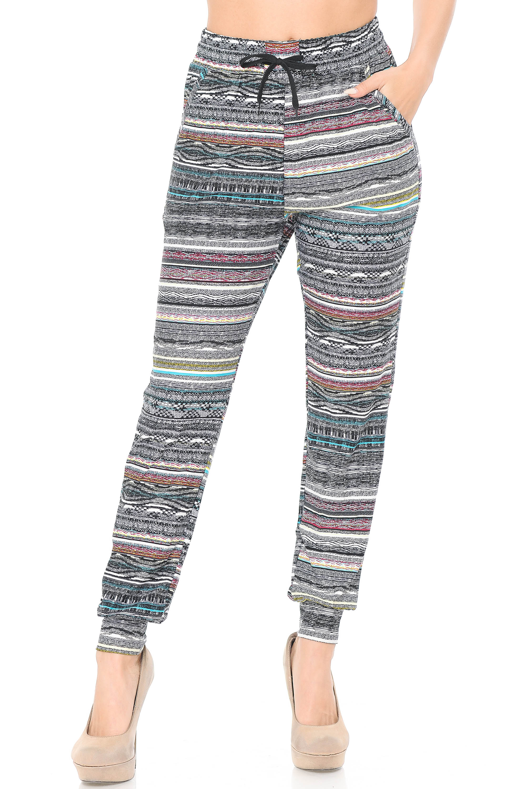 Wholesale Buttery Smooth Tribal Cascade Joggers