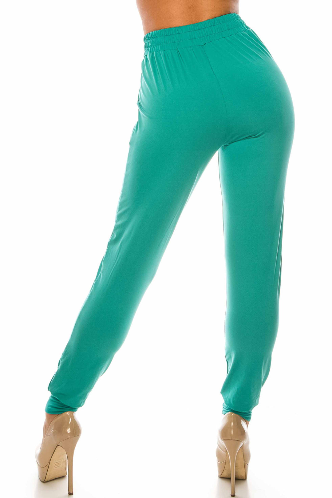 Wholesale Buttery Smooth Solid Basic Jade Joggers - EEVEE