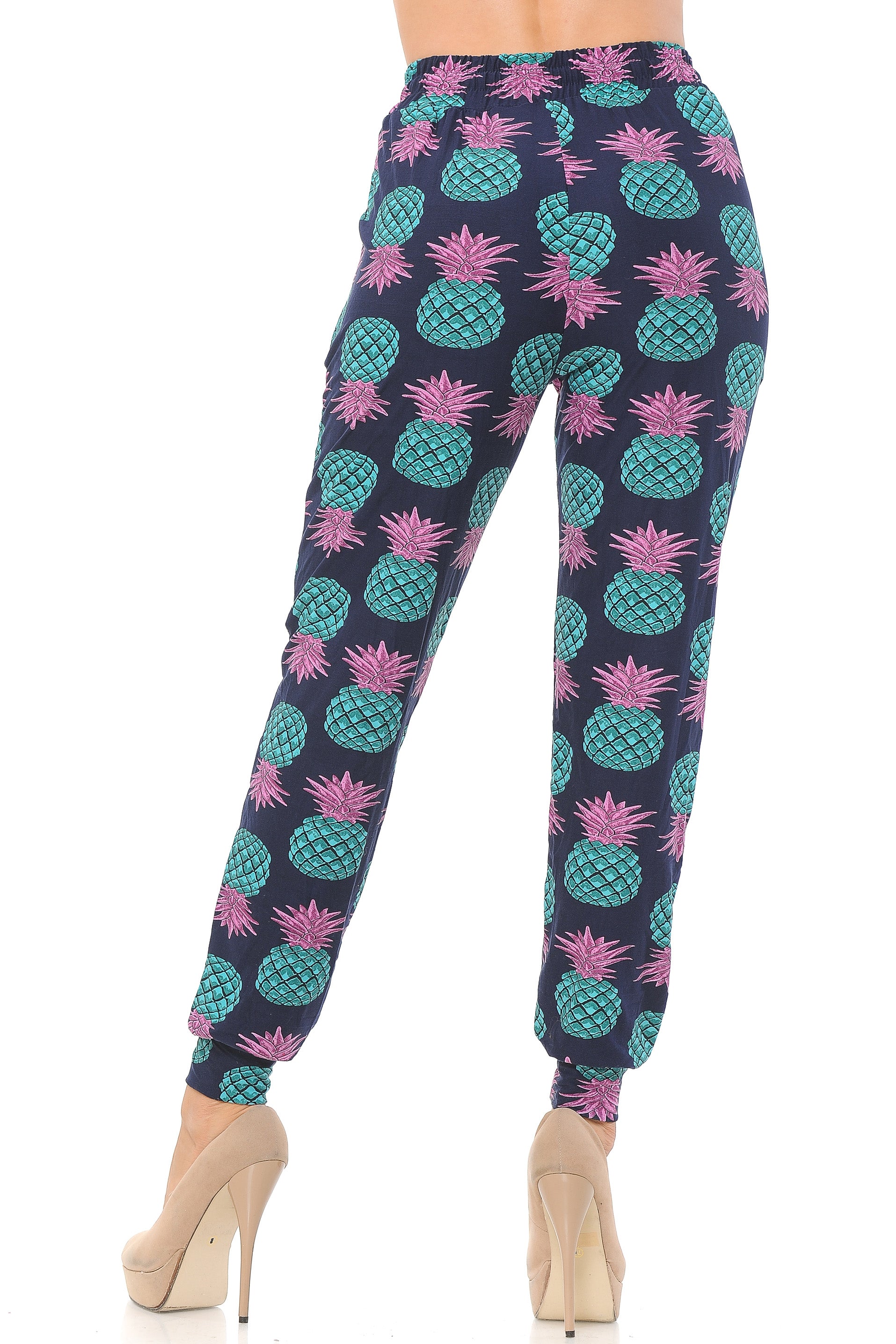 Wholesale Buttery Smooth Teal Pineapple Women's Joggers
