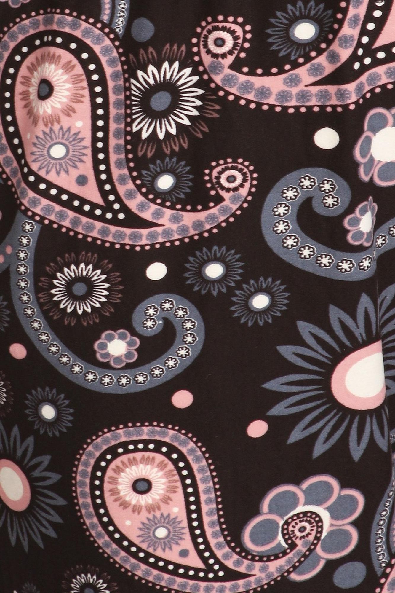 Wholesale Buttery Soft Happy Paisley Joggers