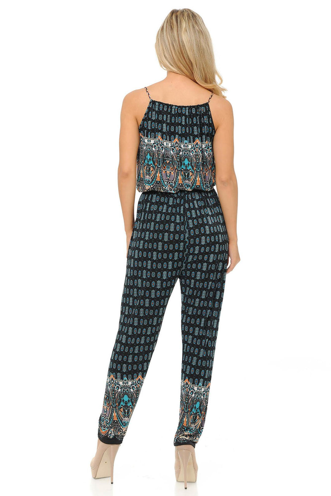 Wholesale Fashion Casual Tasty Teal Summer Jumpsuit
