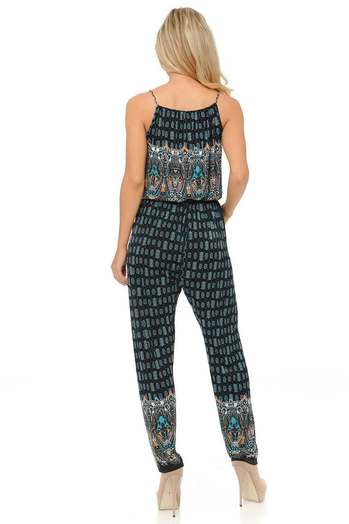 Wholesale Fashion Casual Tasty Teal Summer Jumpsuit