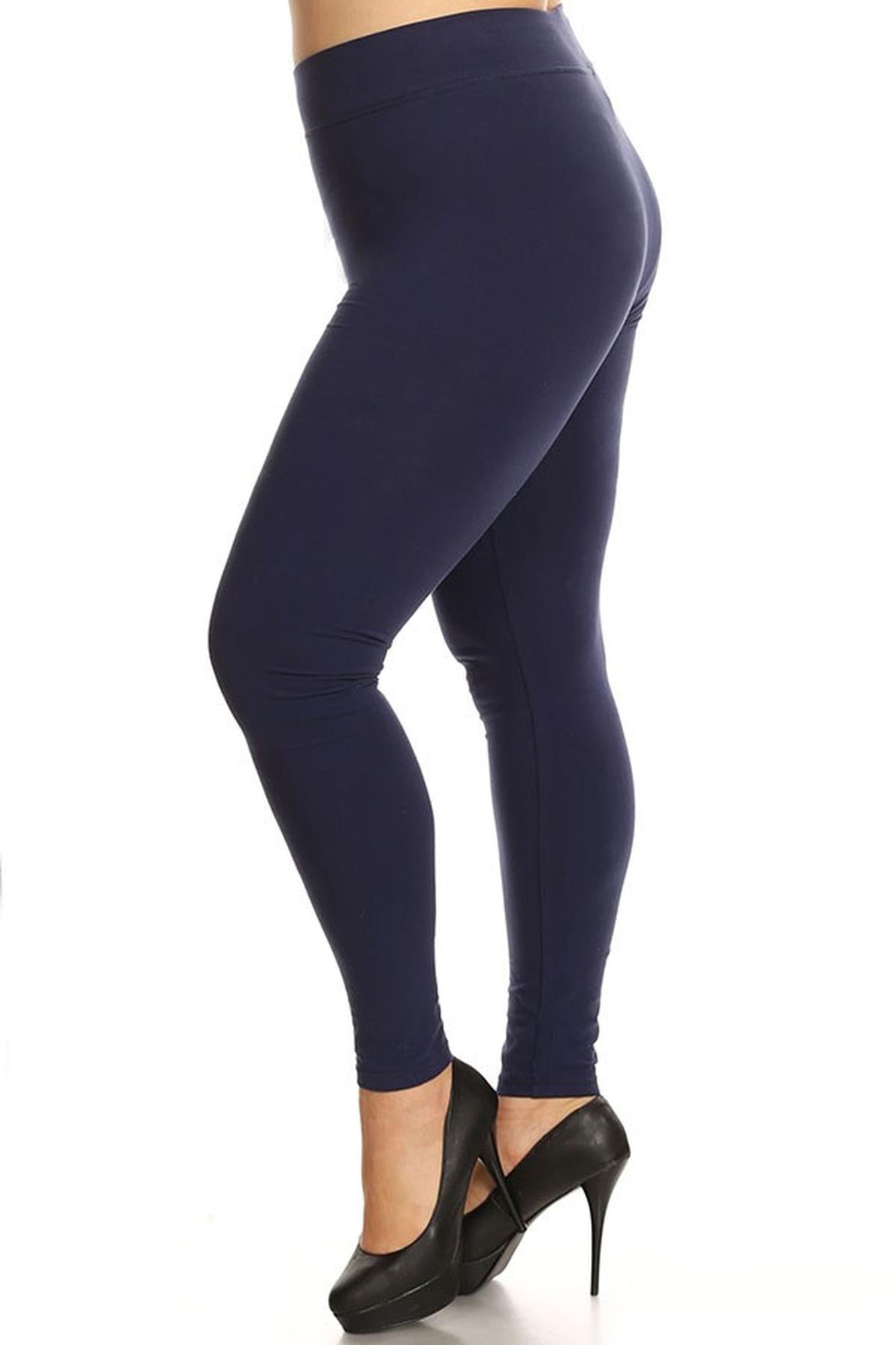 Wholesale High Waisted Cotton Sport Plus Size Leggings