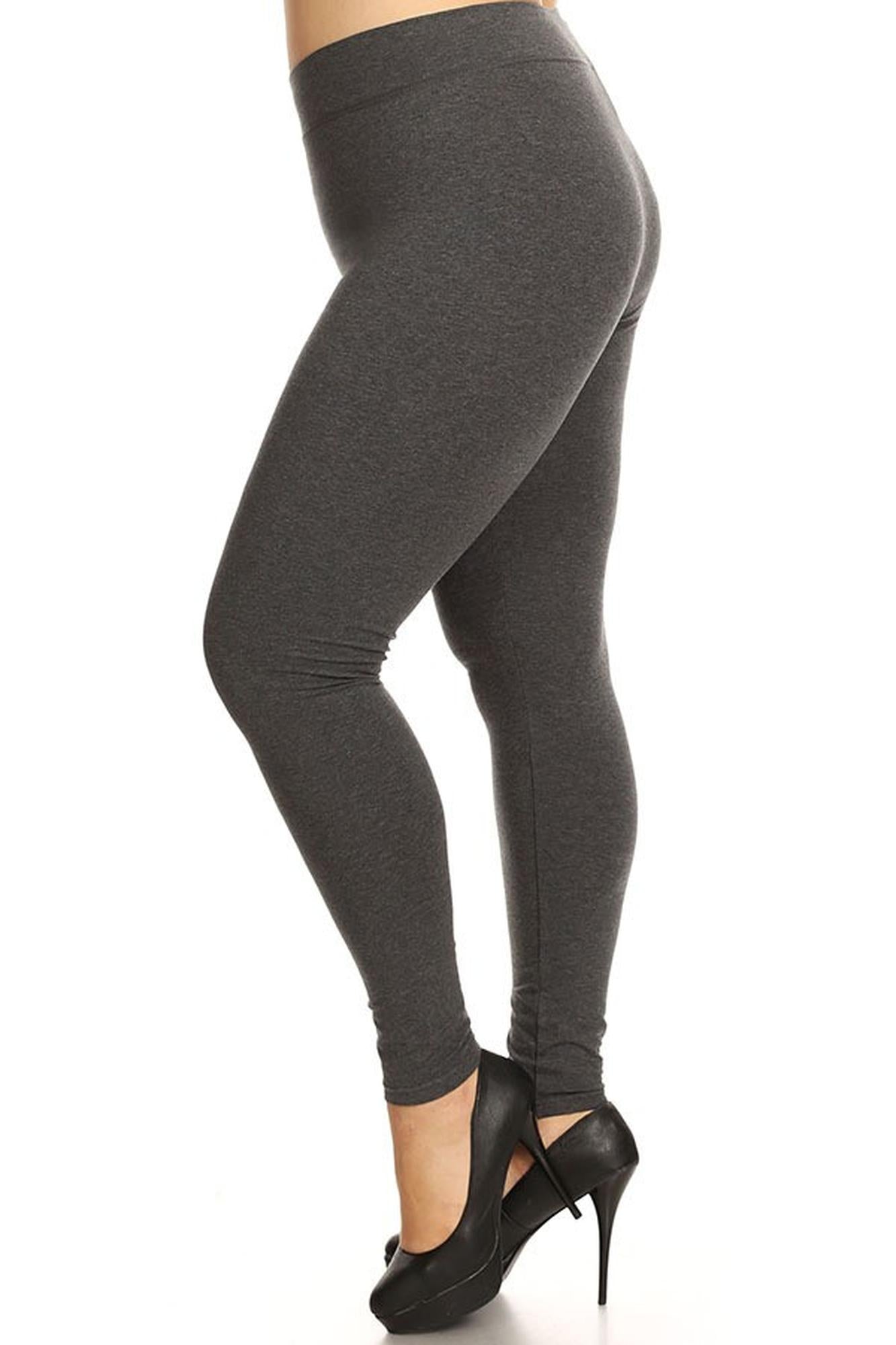 Wholesale High Waisted Cotton Sport Plus Size Leggings