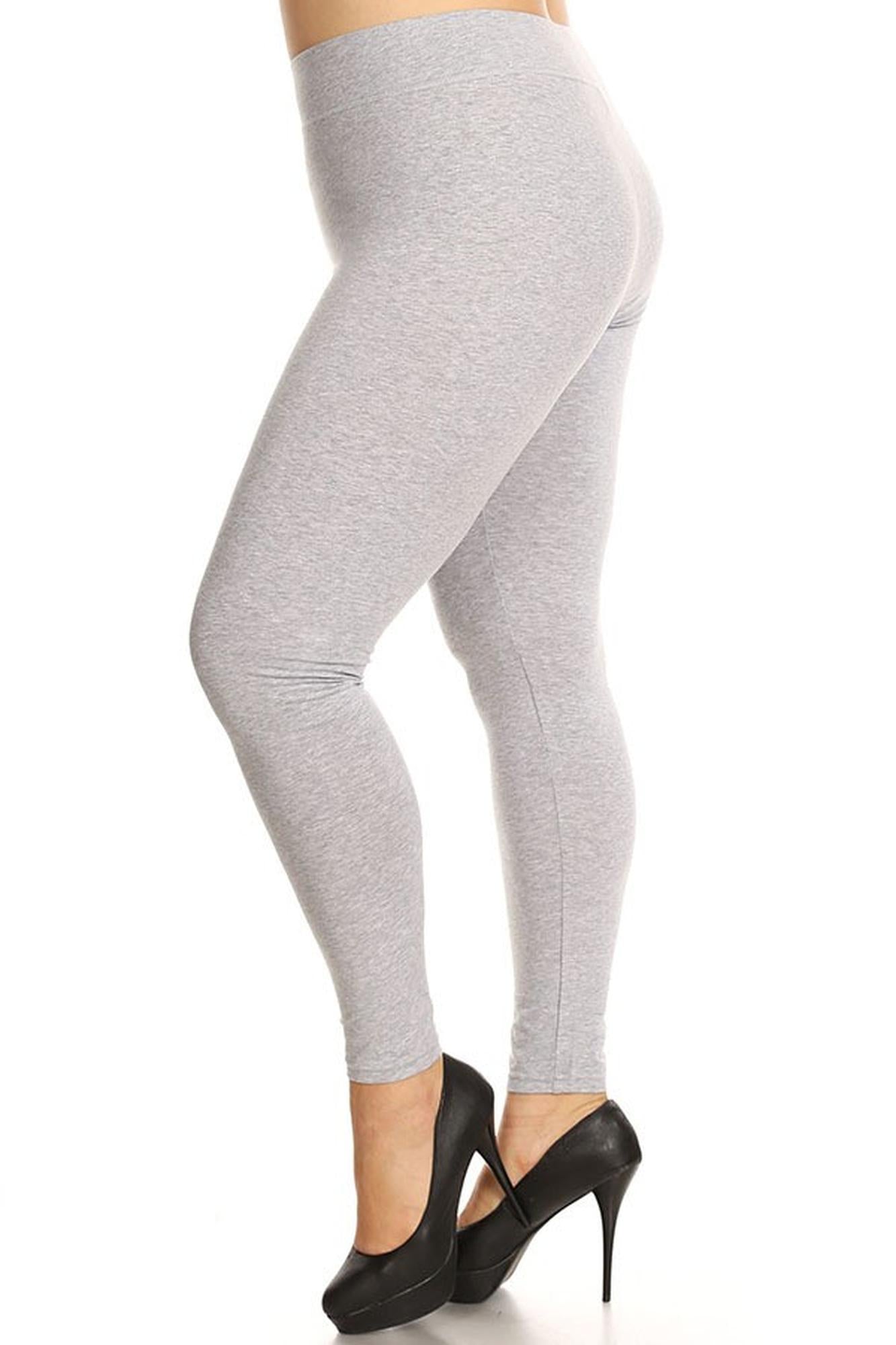 Wholesale High Waisted Cotton Sport Plus Size Leggings