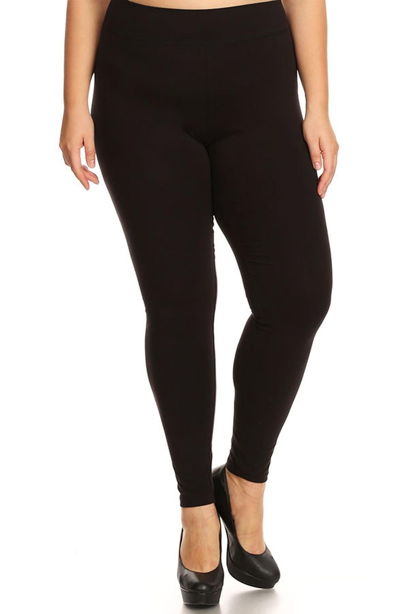 Wholesale High Waisted Cotton Sport Plus Size Leggings