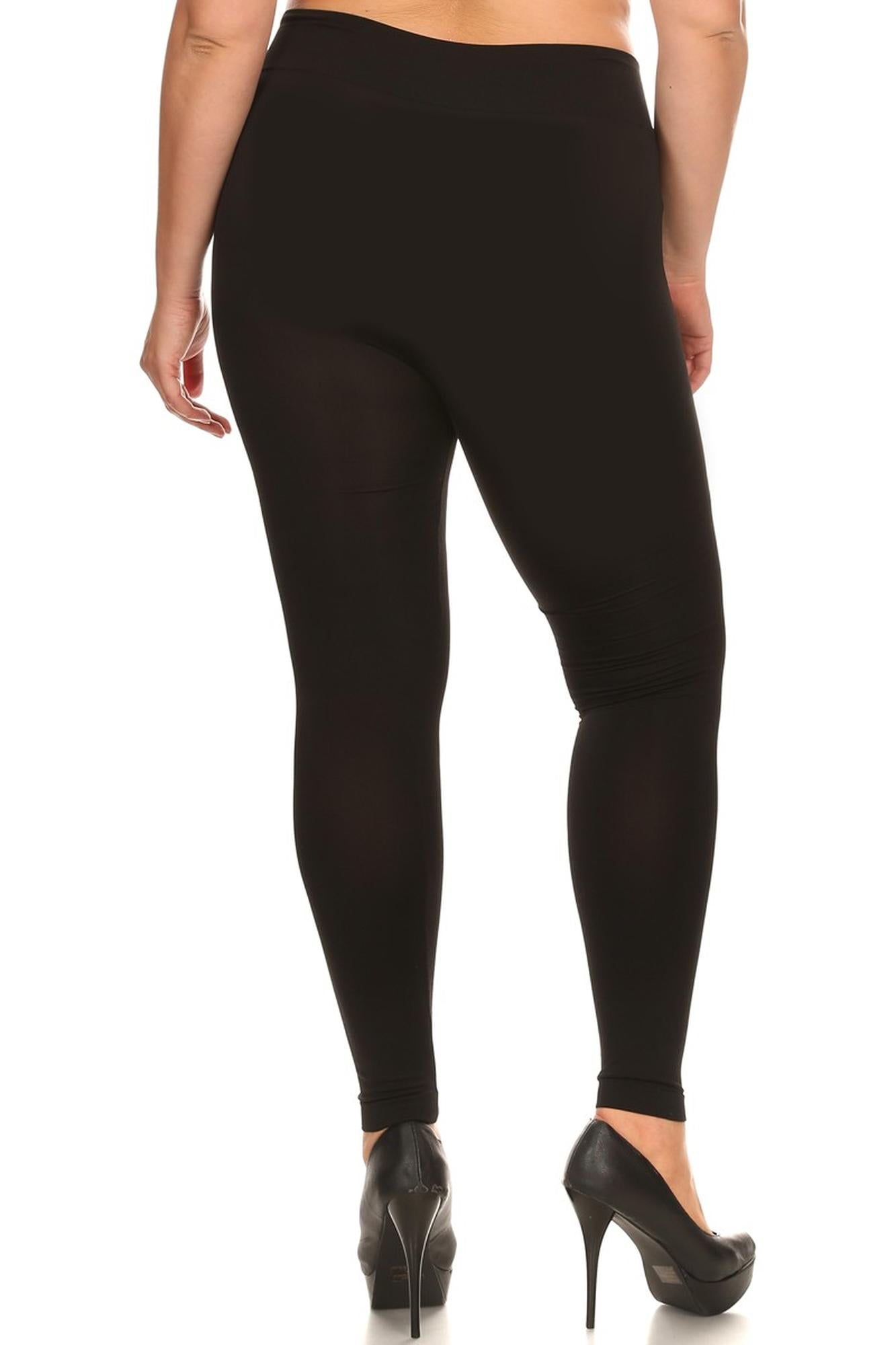 Wholesale Premium Basic Seamless Plus Size Leggings