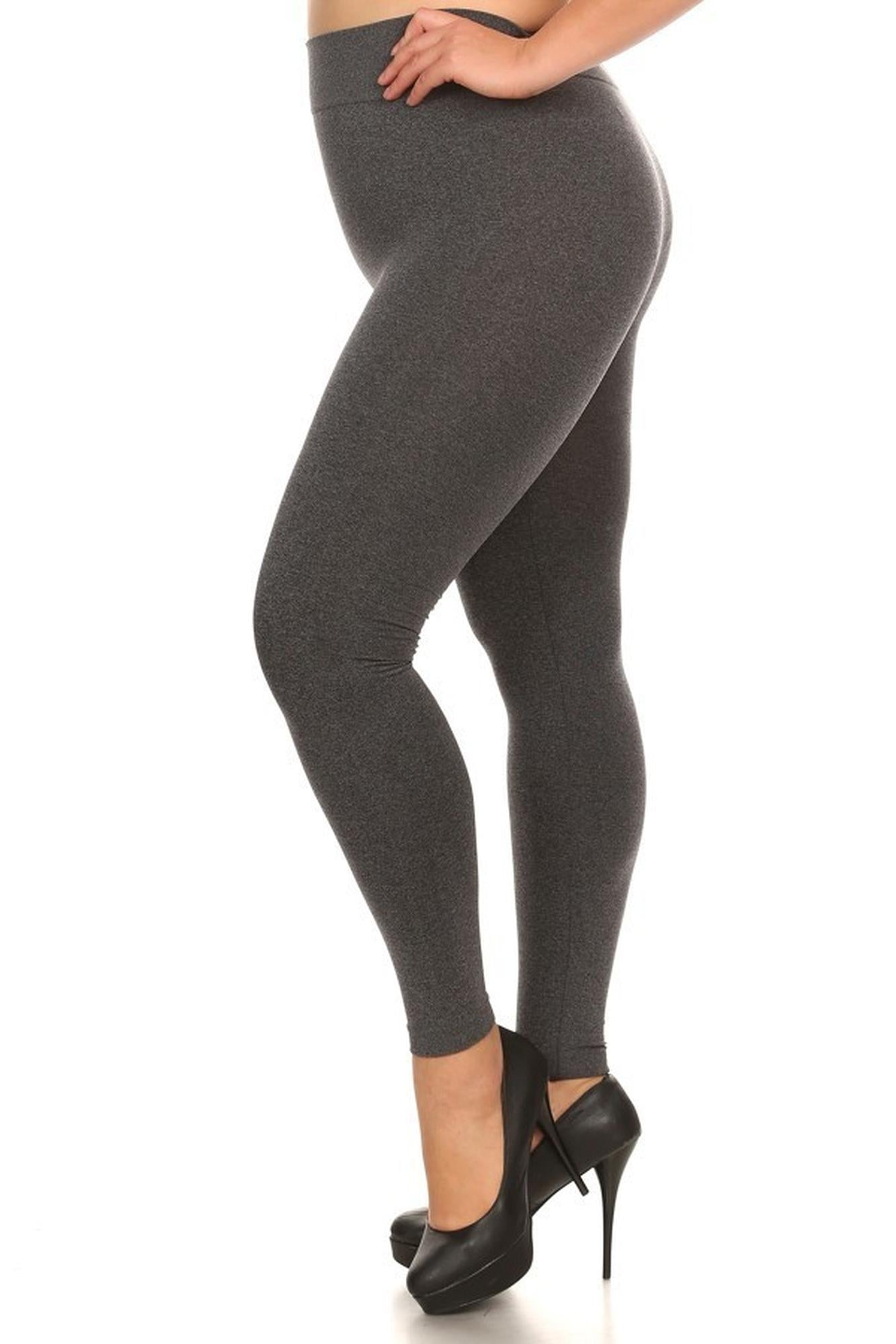Wholesale Premium Basic Seamless Plus Size Leggings