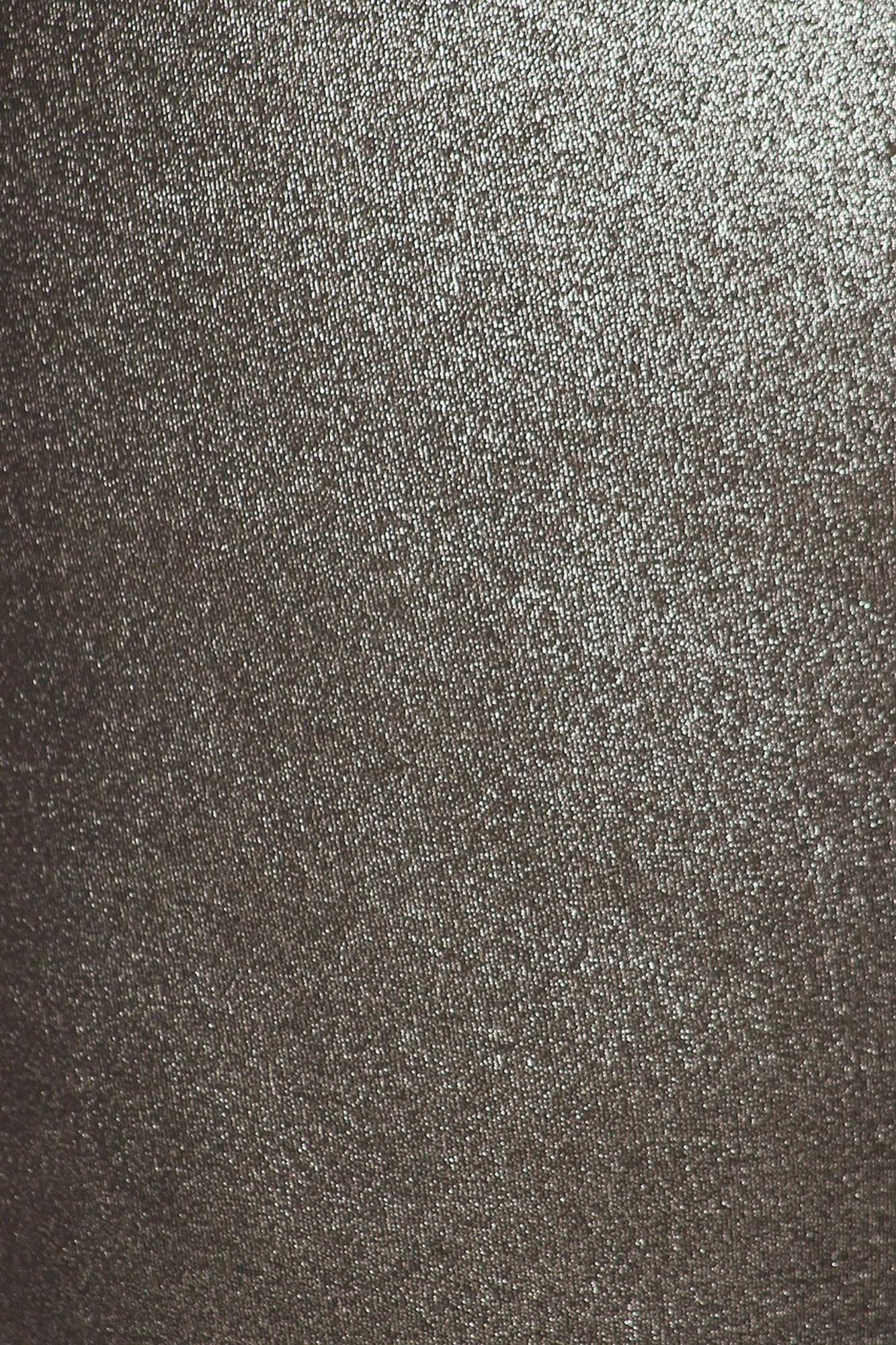 Wholesale High Waisted Metallic Silver Plus Size Sport Leggings